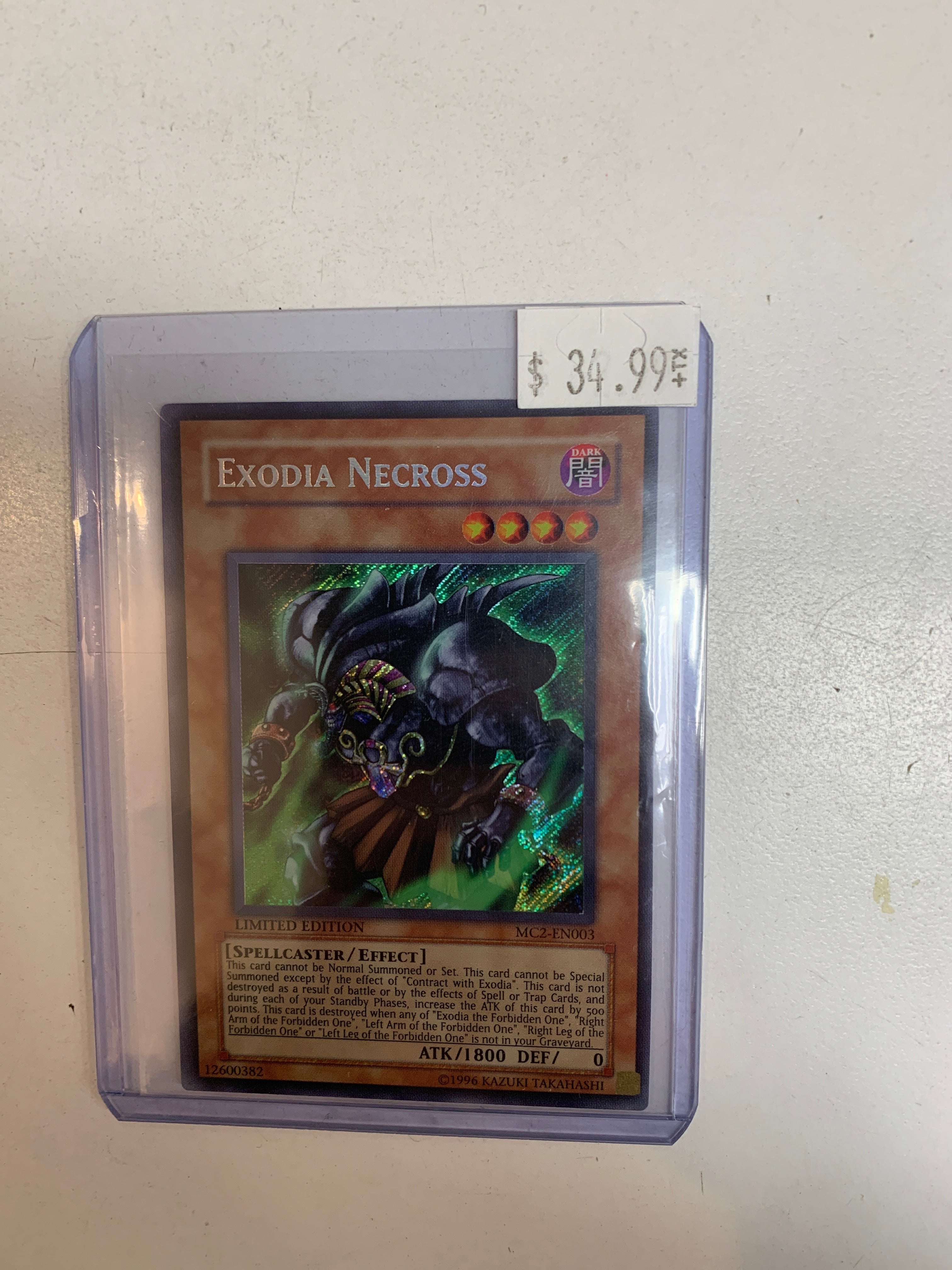 yugioh cards exodia necross Yugioh TCG Exodia Necross MC2-EN003 Master Collection Volume 2 Limited – True Believers Gaming and Collectibles