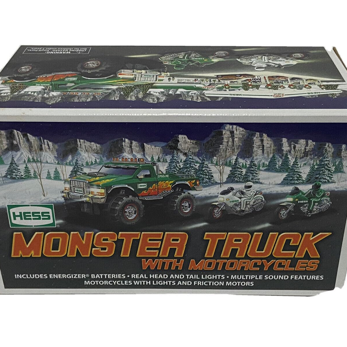 Hess Monster Truck with Motorcycle