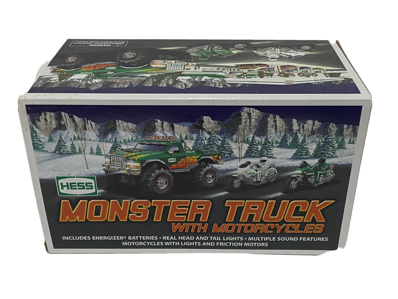 Hess Monster Truck with Motorcycle