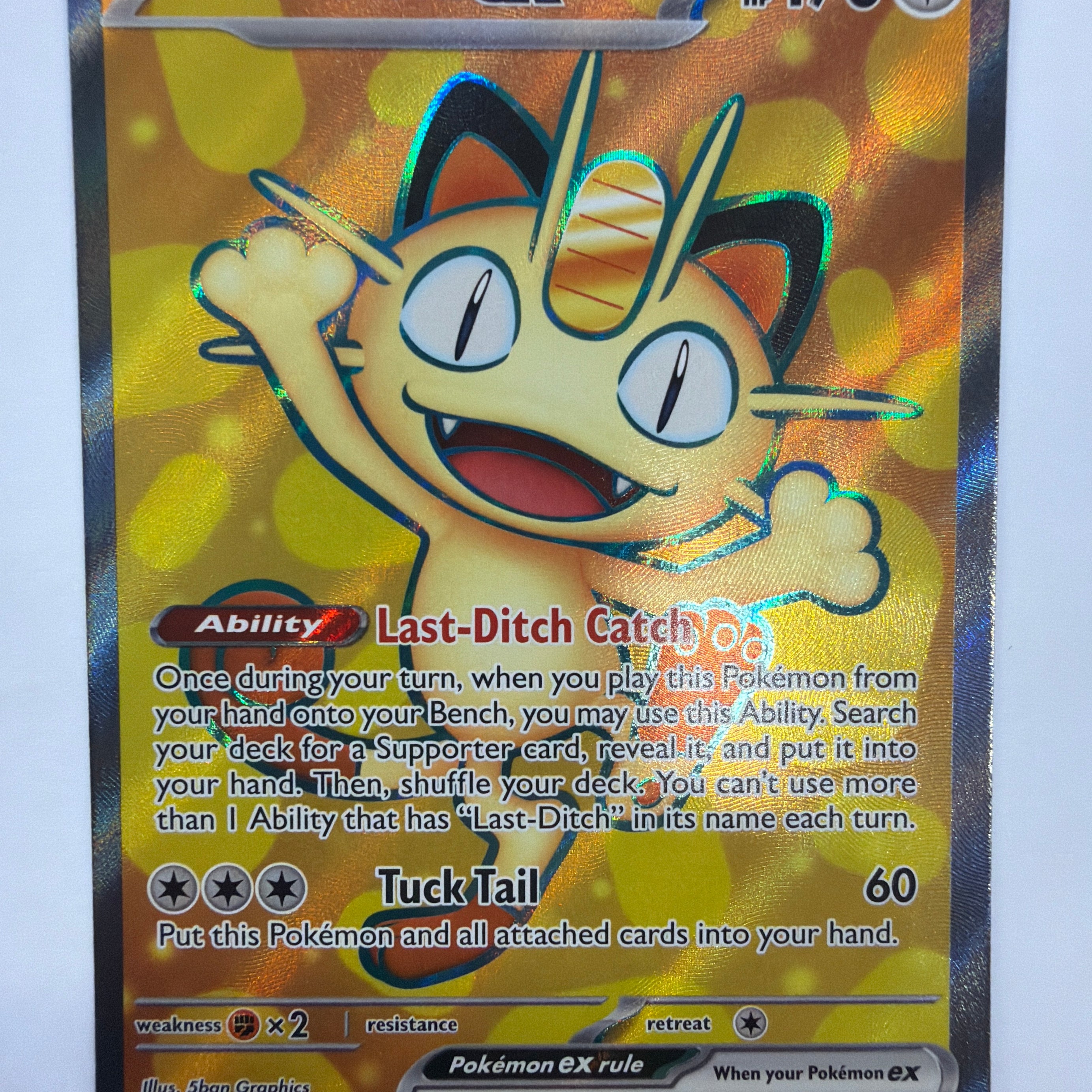 Pokémon TCG - Perfect Order Meowth ex 107/088 NM