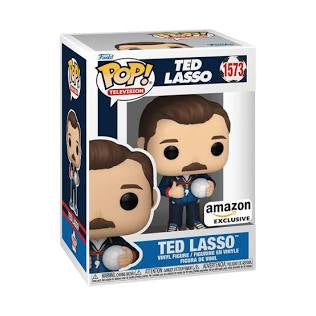 Funko Pop! Television Ted Lasso with Soccer Ball Amazon Exclusive #1573