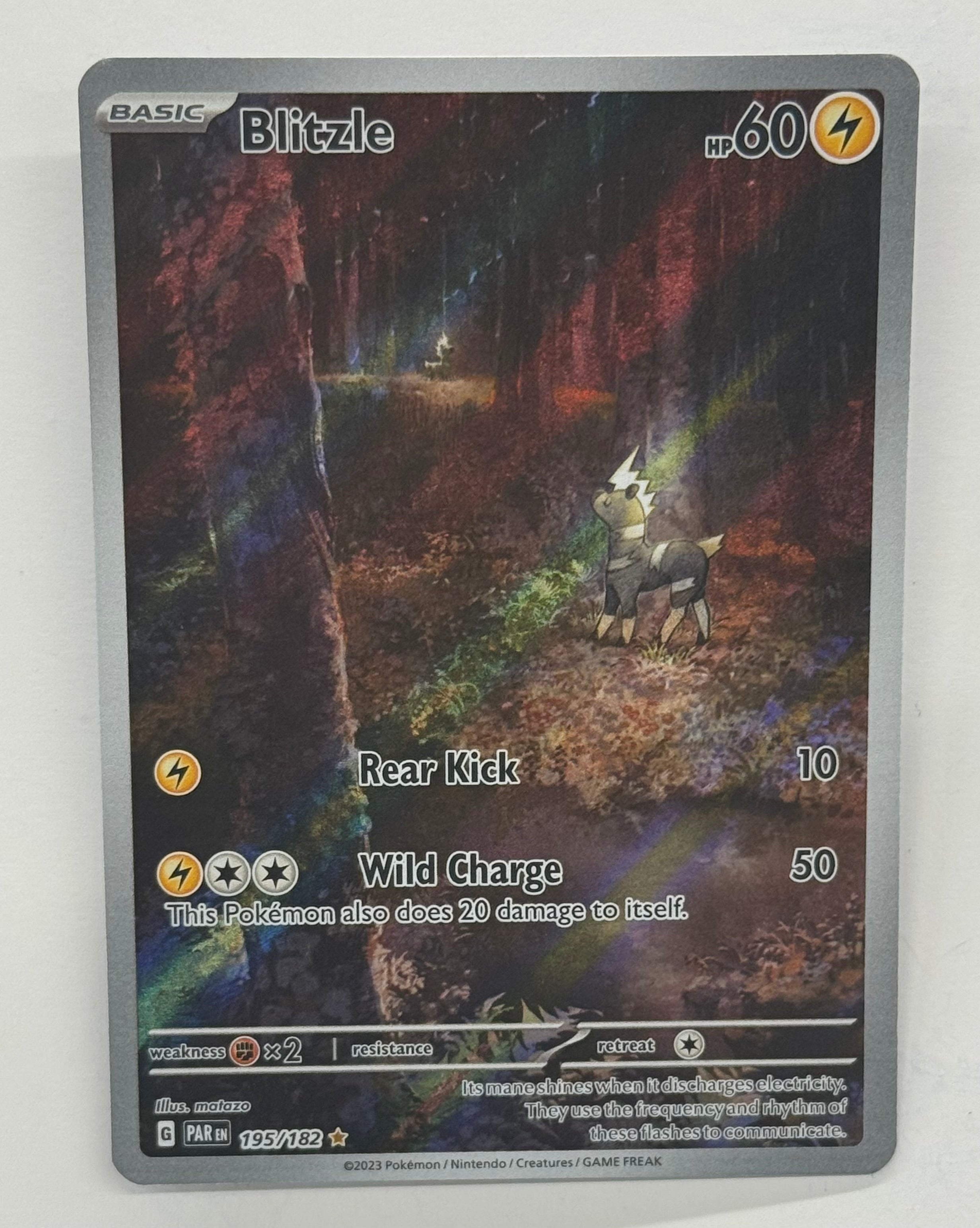 Pokémon TCG - Paradox Rift Blitzle 195/182 NM
