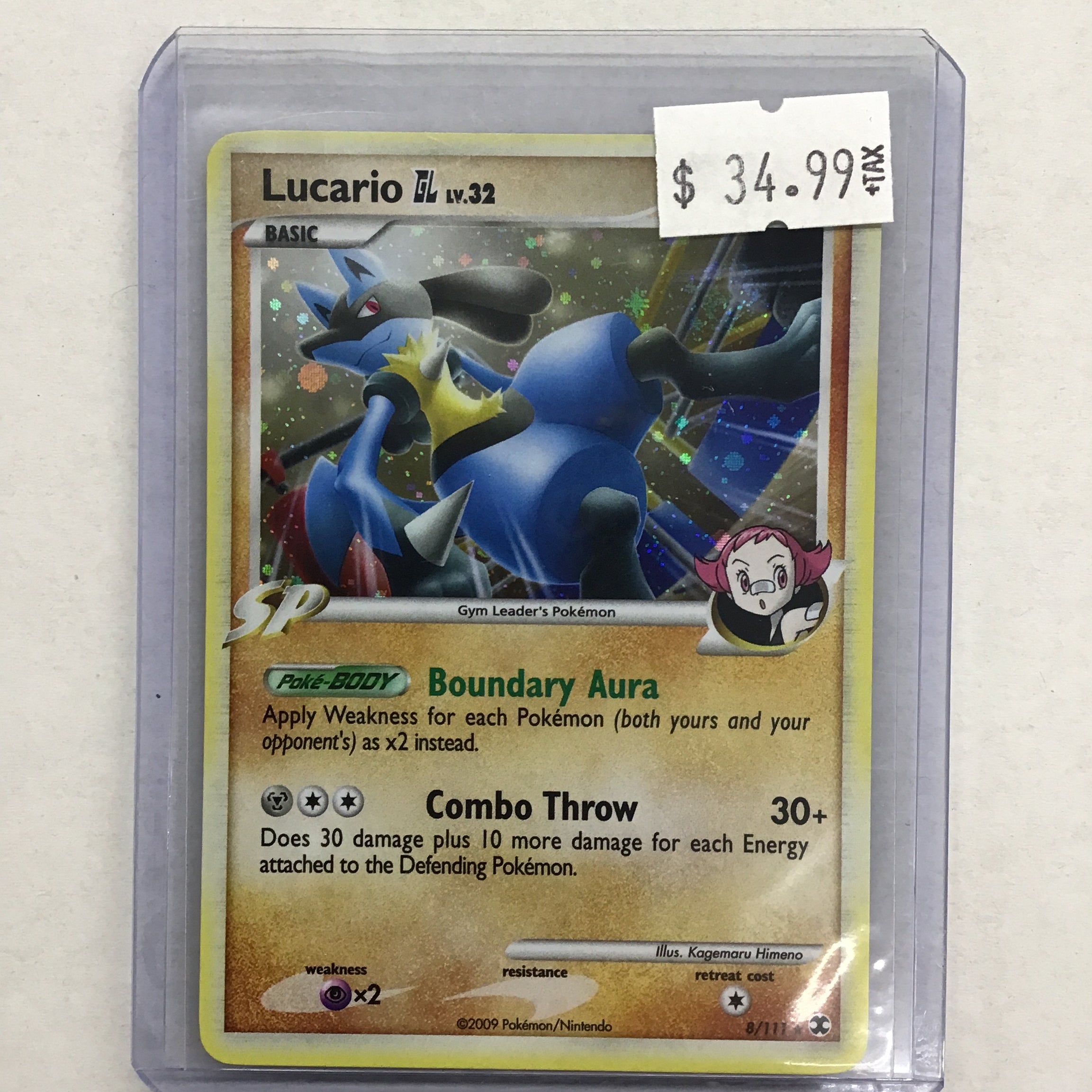 Pokémon TCG - Rising Rivals Lucario GL 8/111 NM