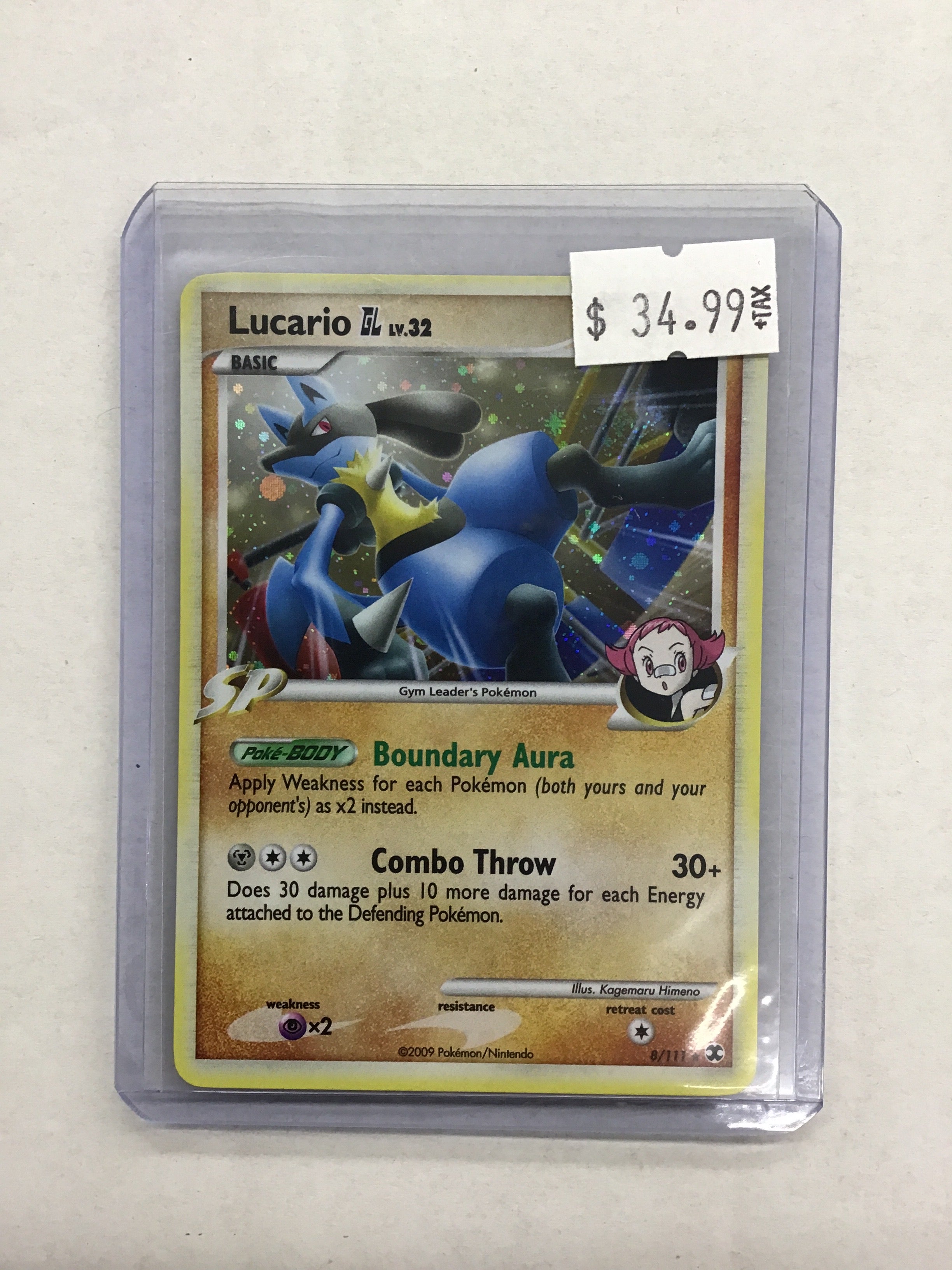 Pokémon TCG - Rising Rivals Lucario GL 8/111 NM