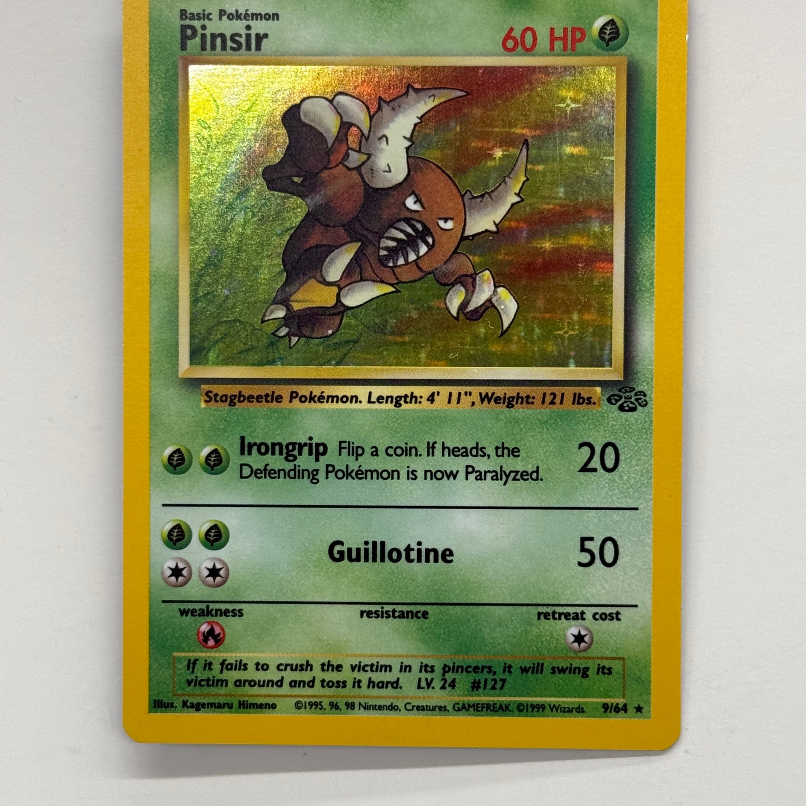 Pokémon TCG - Jungle Unlimited Pinsir Holo 9/64 LP