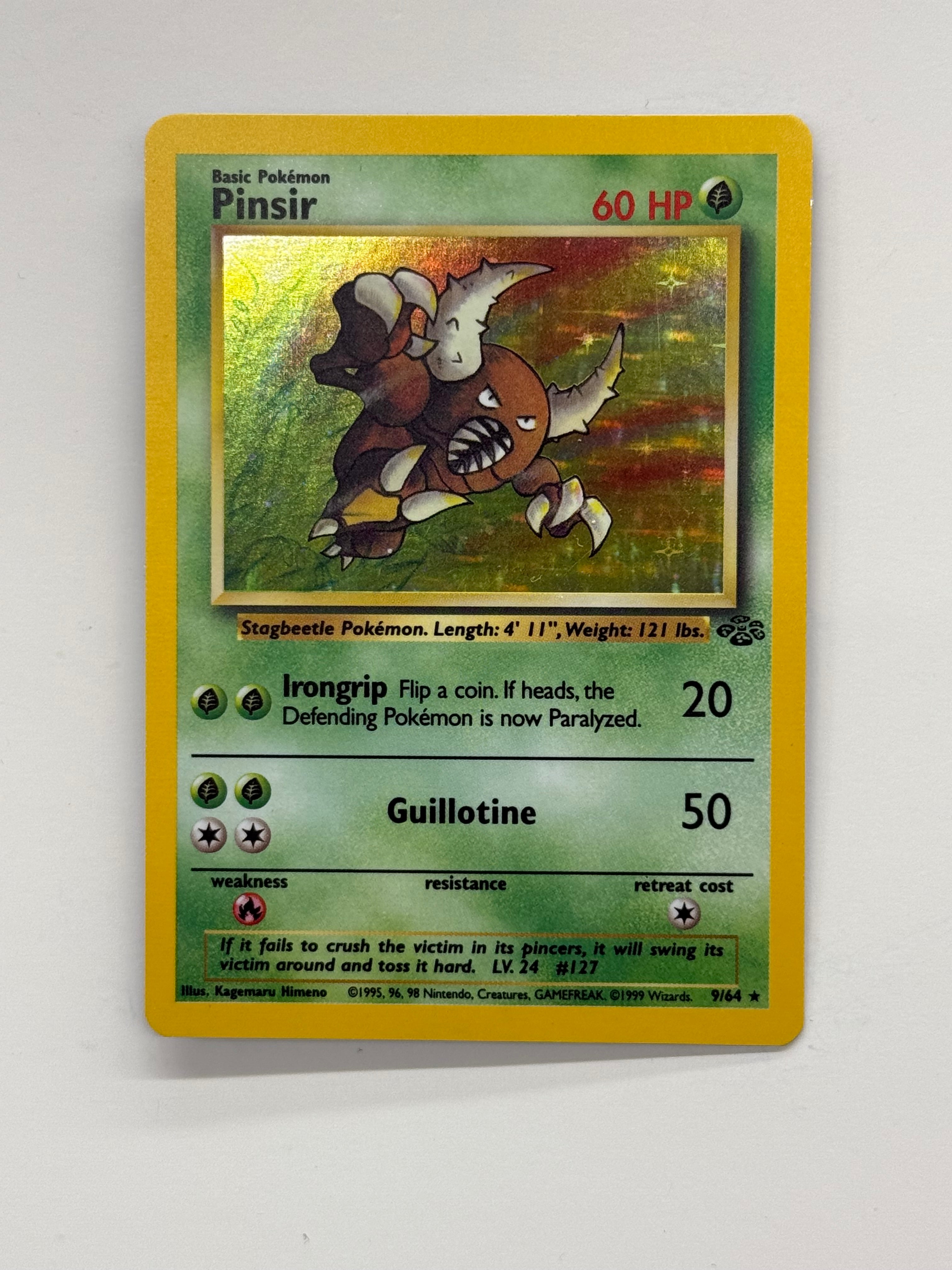 Pokémon TCG - Jungle Unlimited Pinsir Holo 9/64 LP