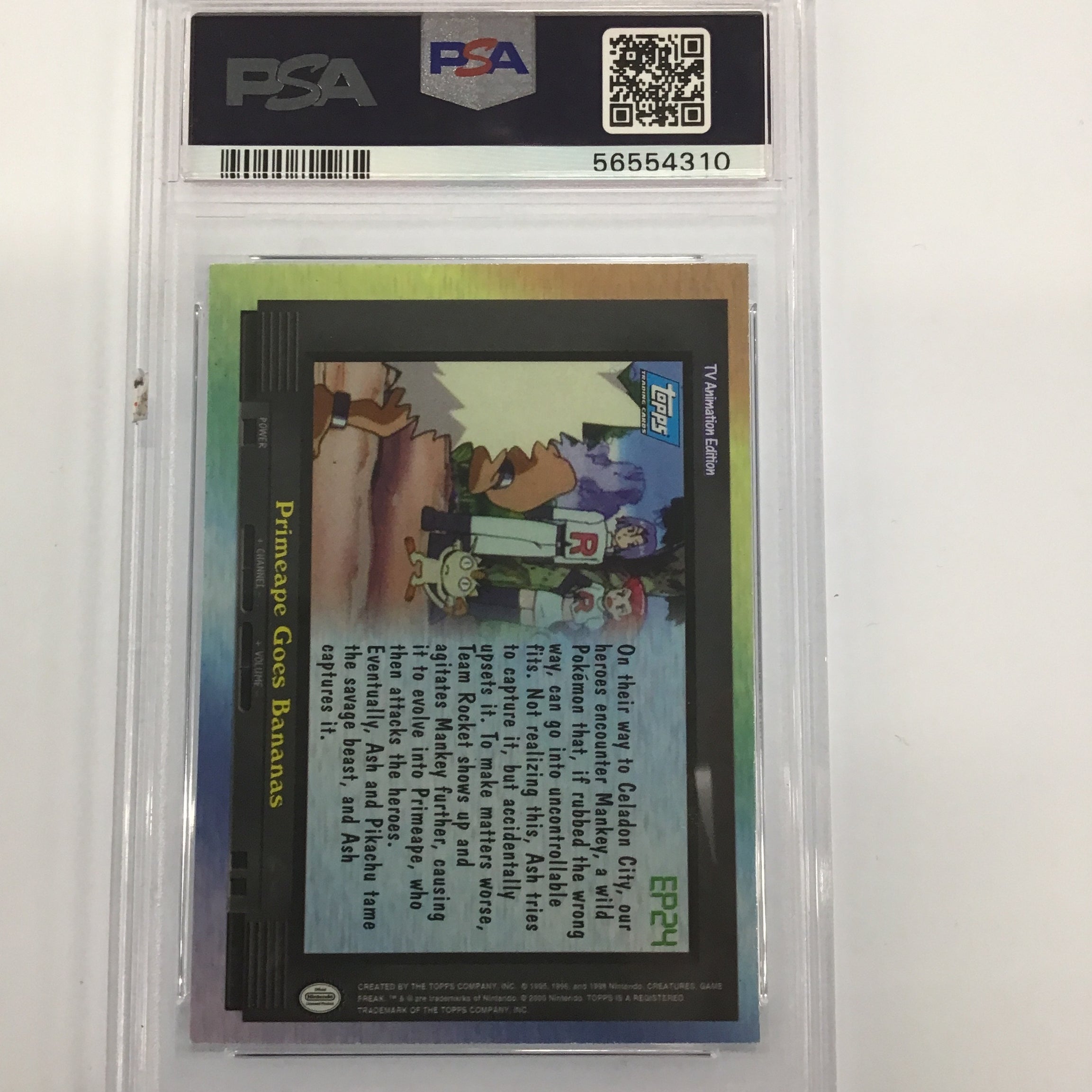 Pokémon TCG - Topps Pokémon TV Ser.2 Primape Goes Bananas EP24 Foil