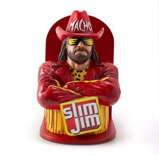 Slim Jim Collectors Series “Macho Man” Randy Savage Display Holder