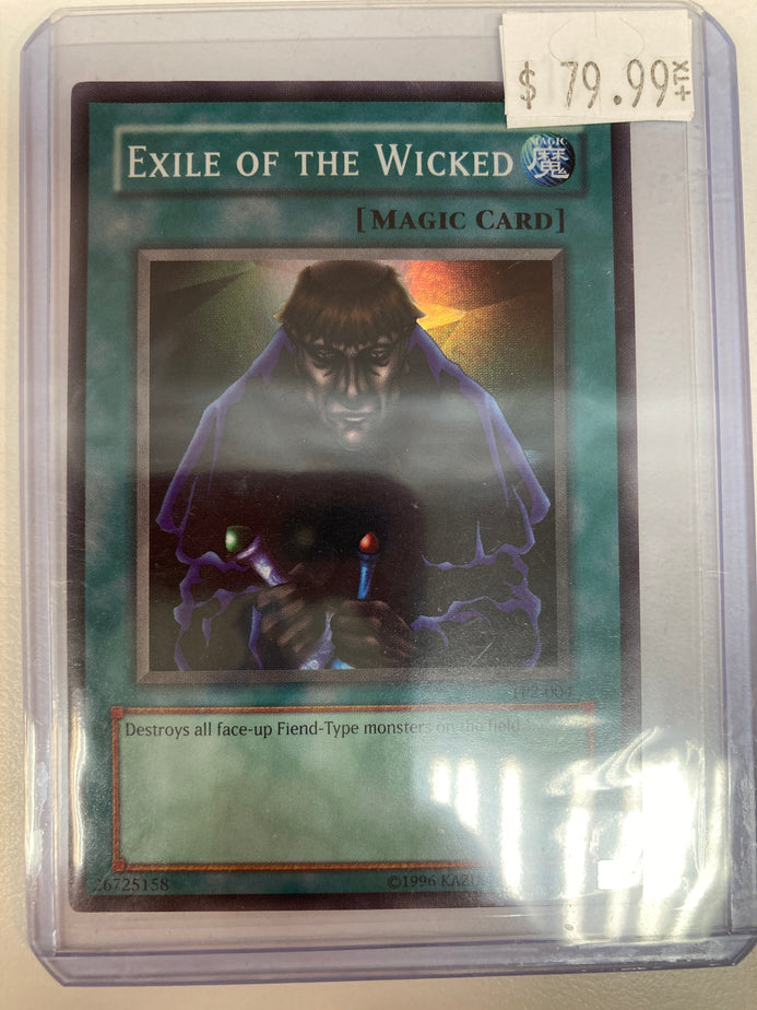 yugioh wicked cards Yugioh TCG Exile of the Wicked TP2-004 Super Rare NM – True Believers  Gaming and Collectibles