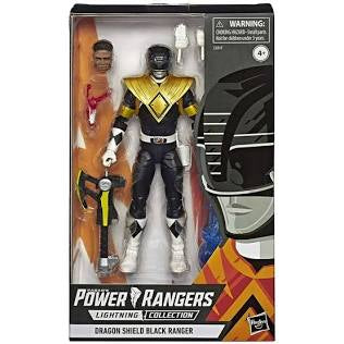 Hasbro Power Rangers Lightening Collection Dragon Shield Black Ranger Action Figure