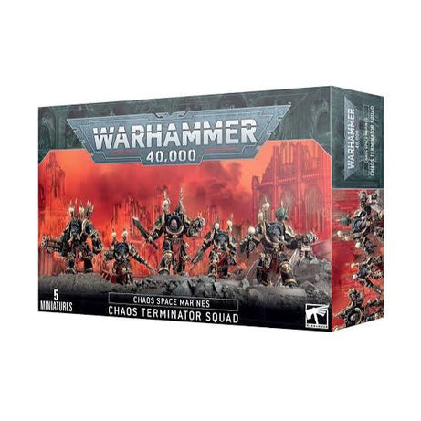 Warhammer 40,000 Chaos Space Marines Chaos Terminator Squad Model Kit