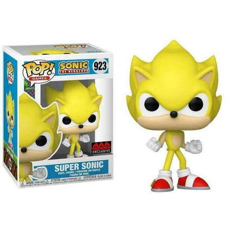 Funko Pop! Games Sonic The Hedgehog Super Sonic AAA Exclusive #923