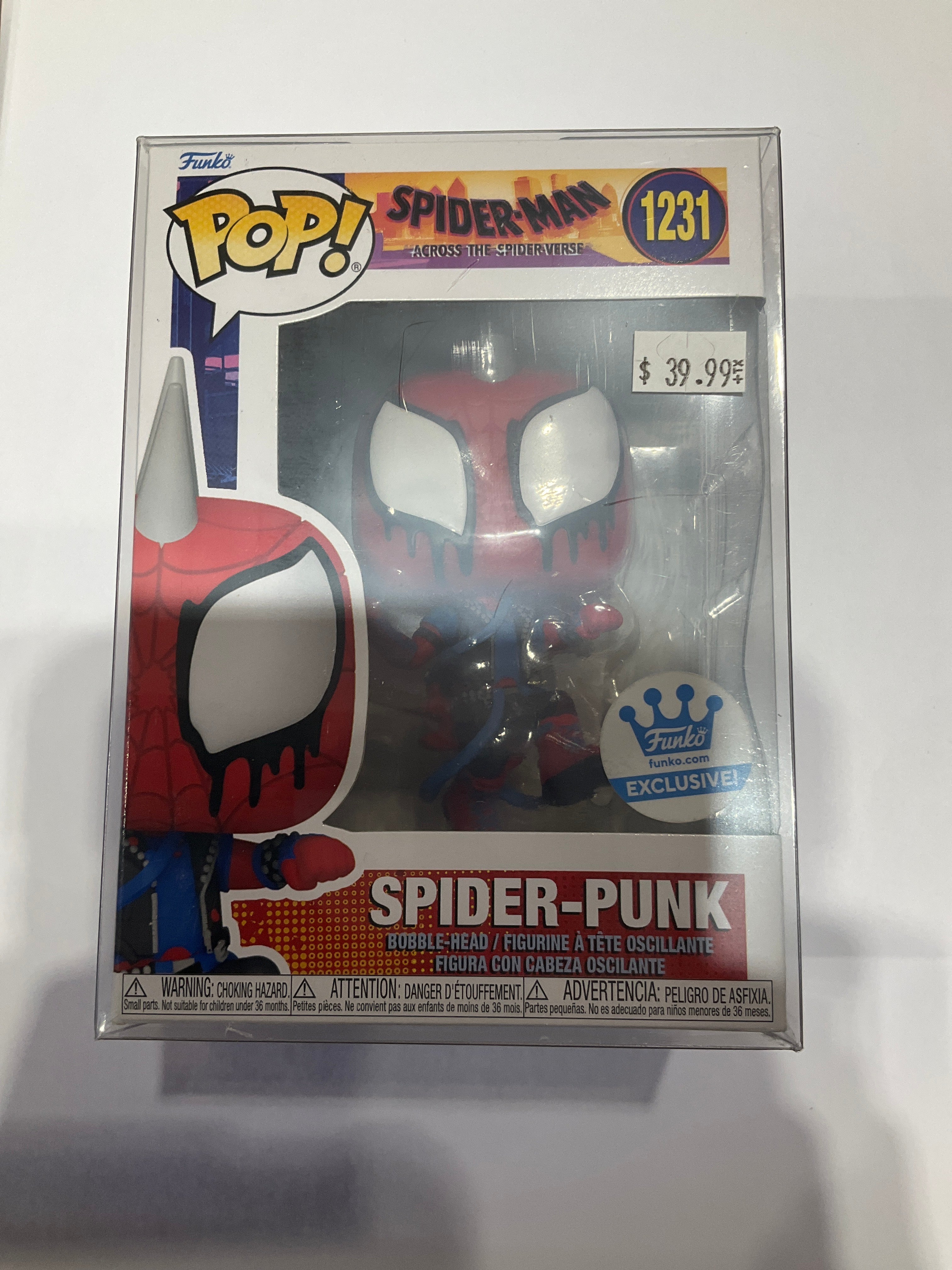 Funko Pop Spider Man Across The Spiderverse Spider Punk 1231