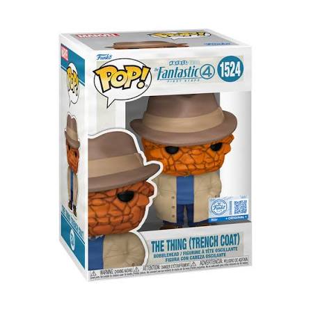 Funko Pop! Marvel Fantastic Four First Steps The Thing (Trench Coat) Funko Special Edition #1524