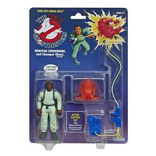 Hasbro The Real Ghostbusters Winston Zeddemore and Chomper Ghost Figures