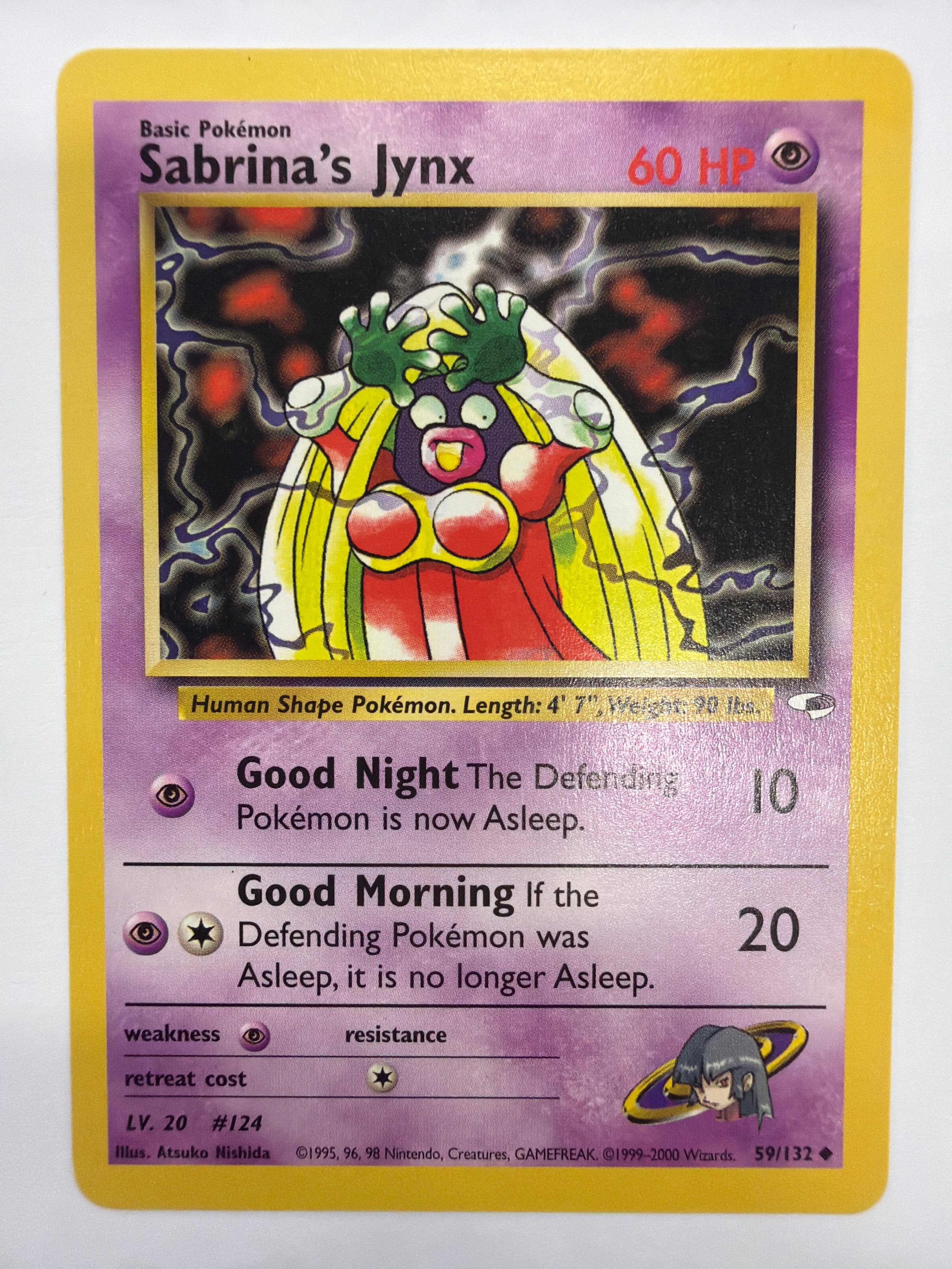 Pokémon TCG - Gym Heroes Sabrina's Jynx 59/132 Non-Holo NM