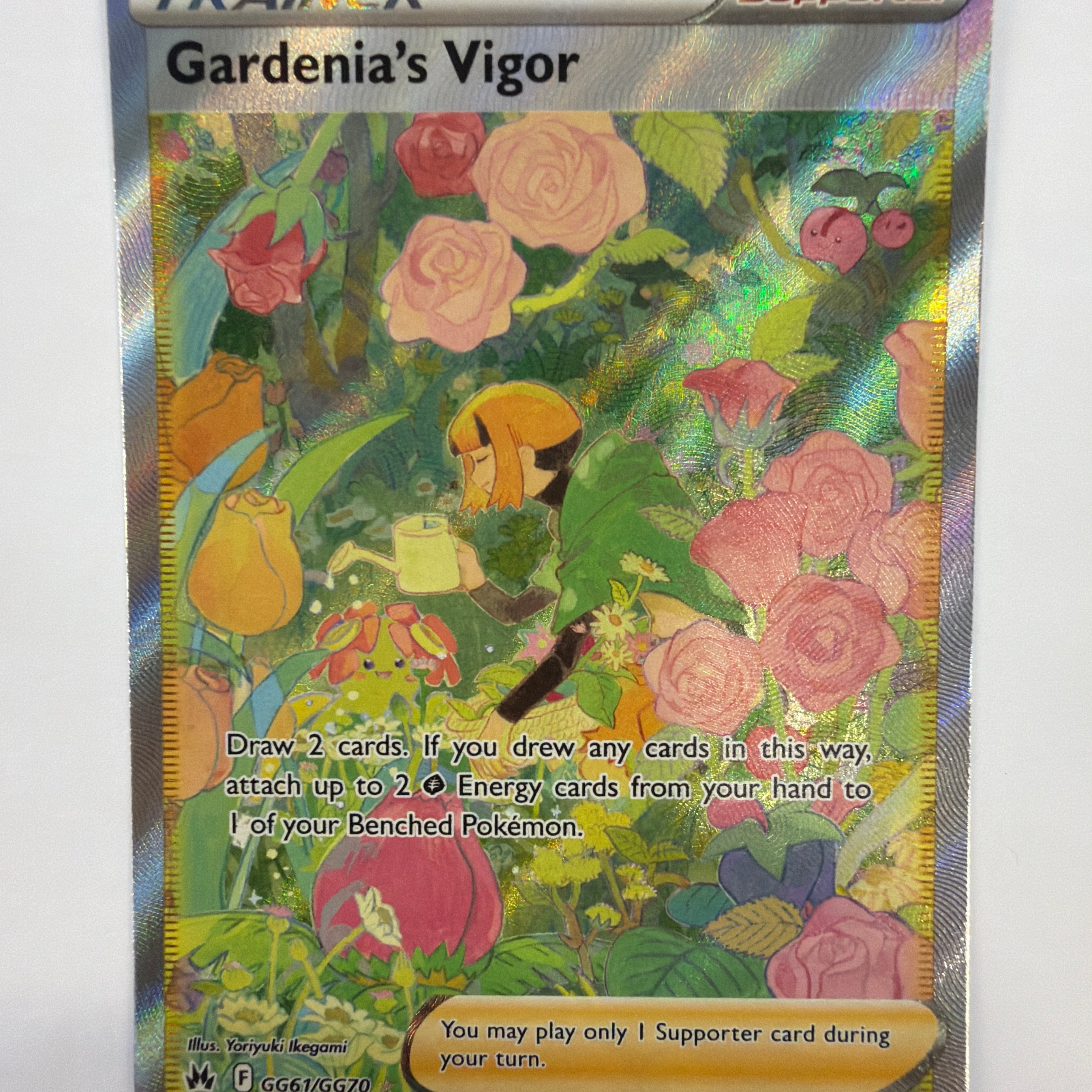 Pokémon TCG - Crown Zenith Galarian Gallery Gardenia's Vigor GG61/GG70 NM