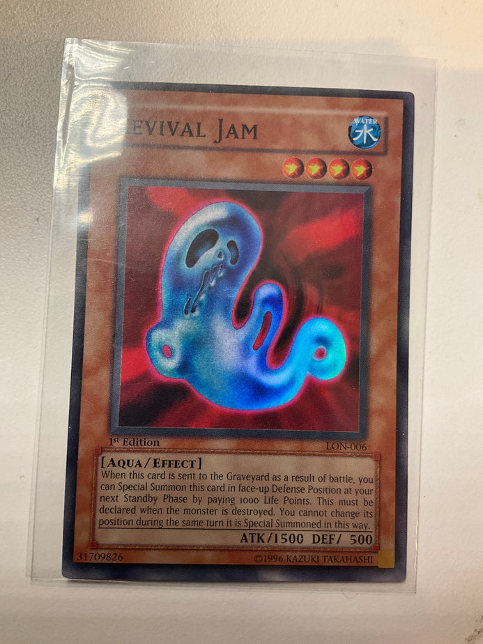 Yugioh TCG Revival Jam LON-006 First Edition Super Rare Mint – True  Believers Gaming and Collectibles