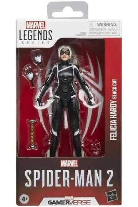Hasbro Marvel Legends Series GamerVerse Spider-Man 2 Felicia Hardy Black Cat Action Figure