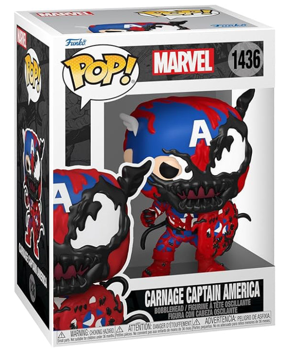 Funko Pop! Marvel Carnage Captain America #1436