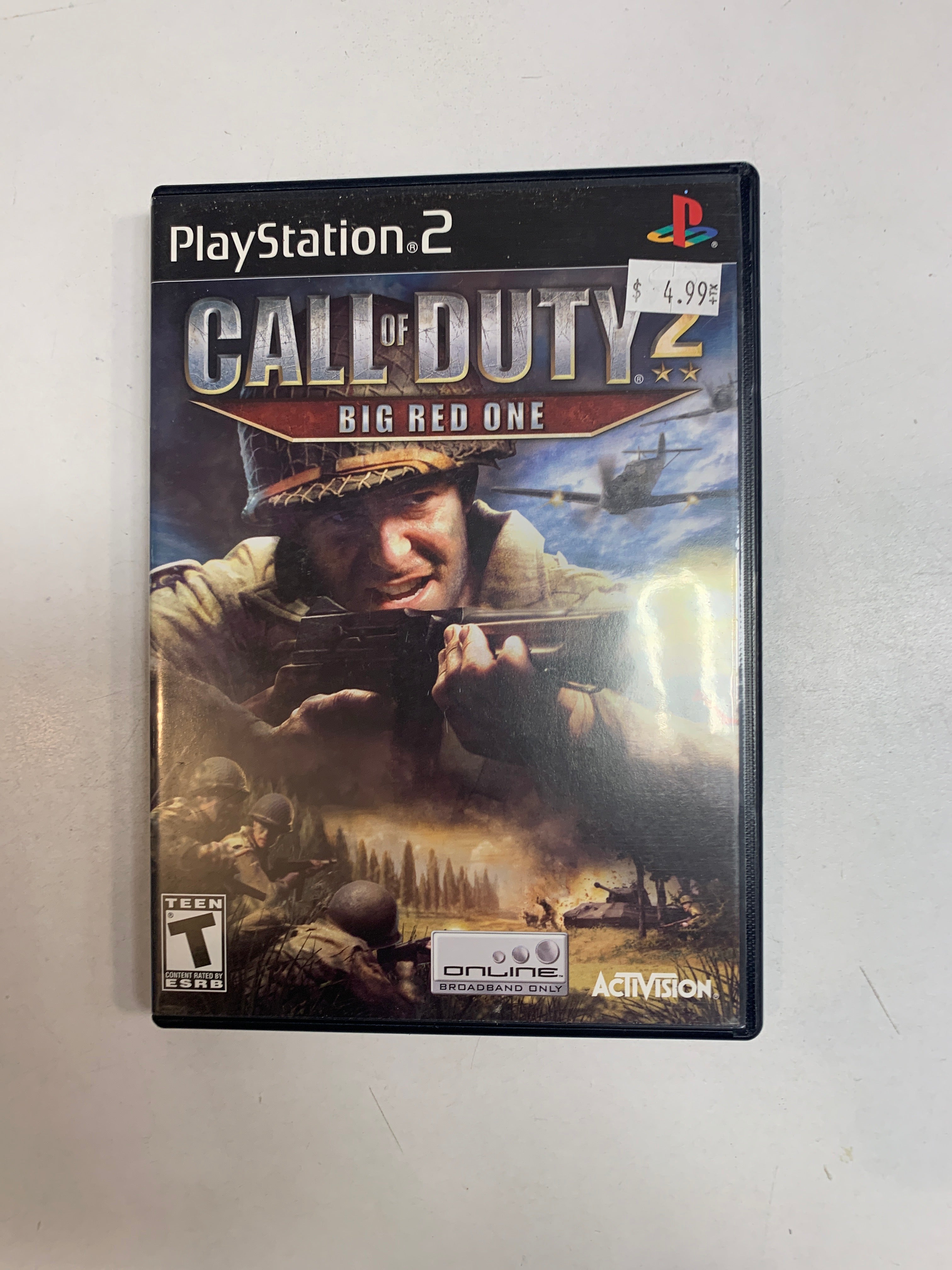 call of duty the big red one ps2