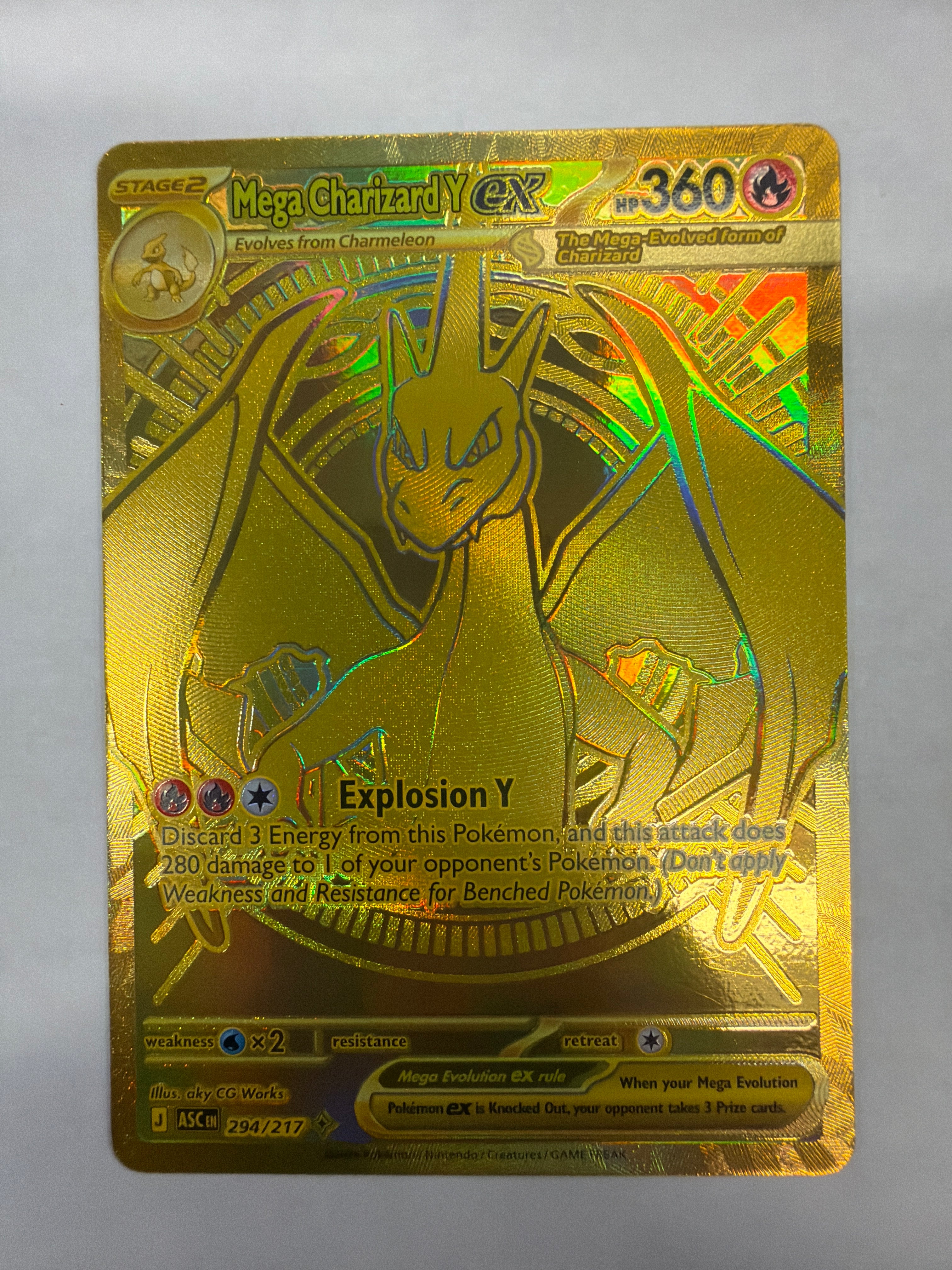 Pokémon TCG - Ascended Heroes Mega Charizard Y ex 294/217 NM