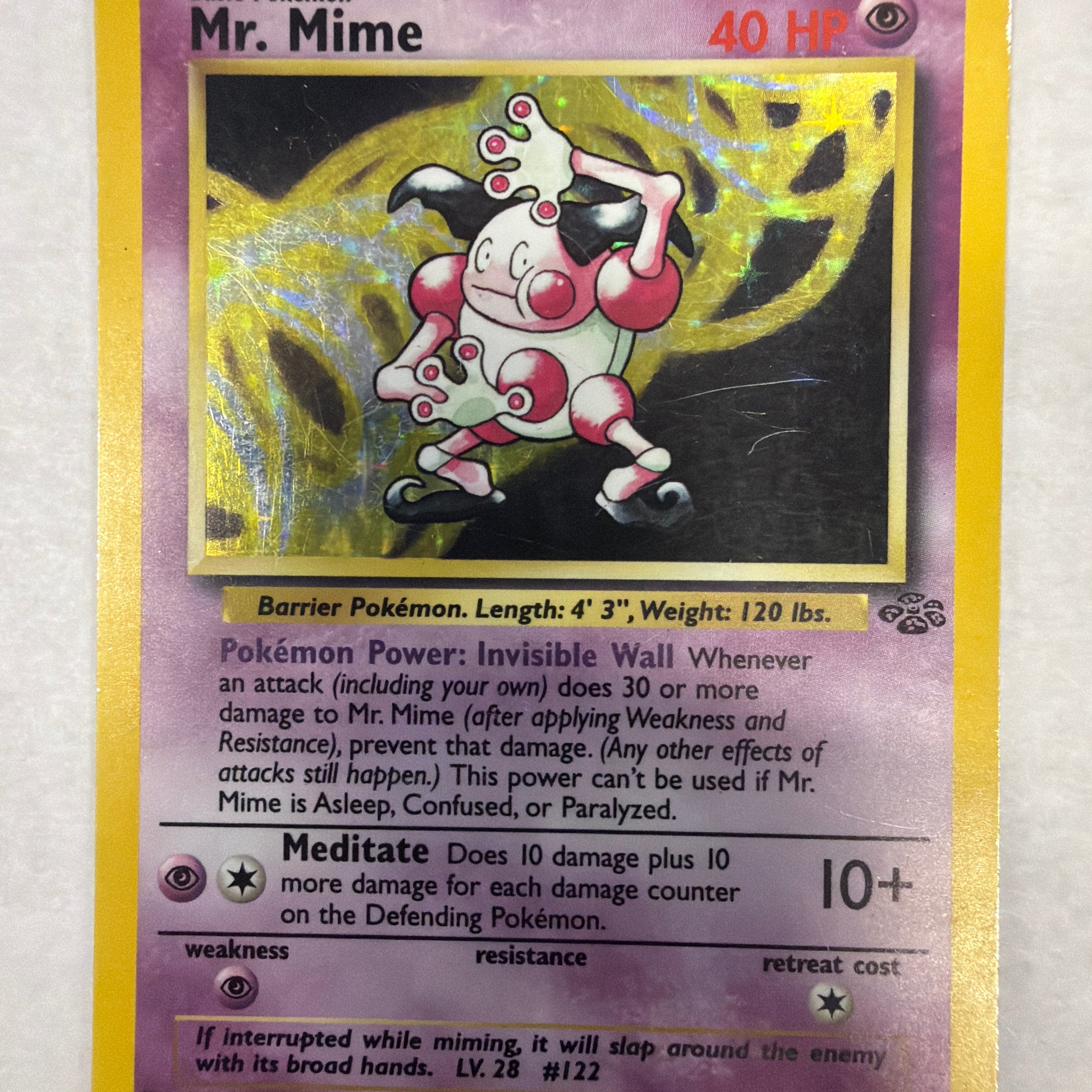 Pokémon TCG - Jungle Unlimited Mr. Mime 6/64 Holo HP