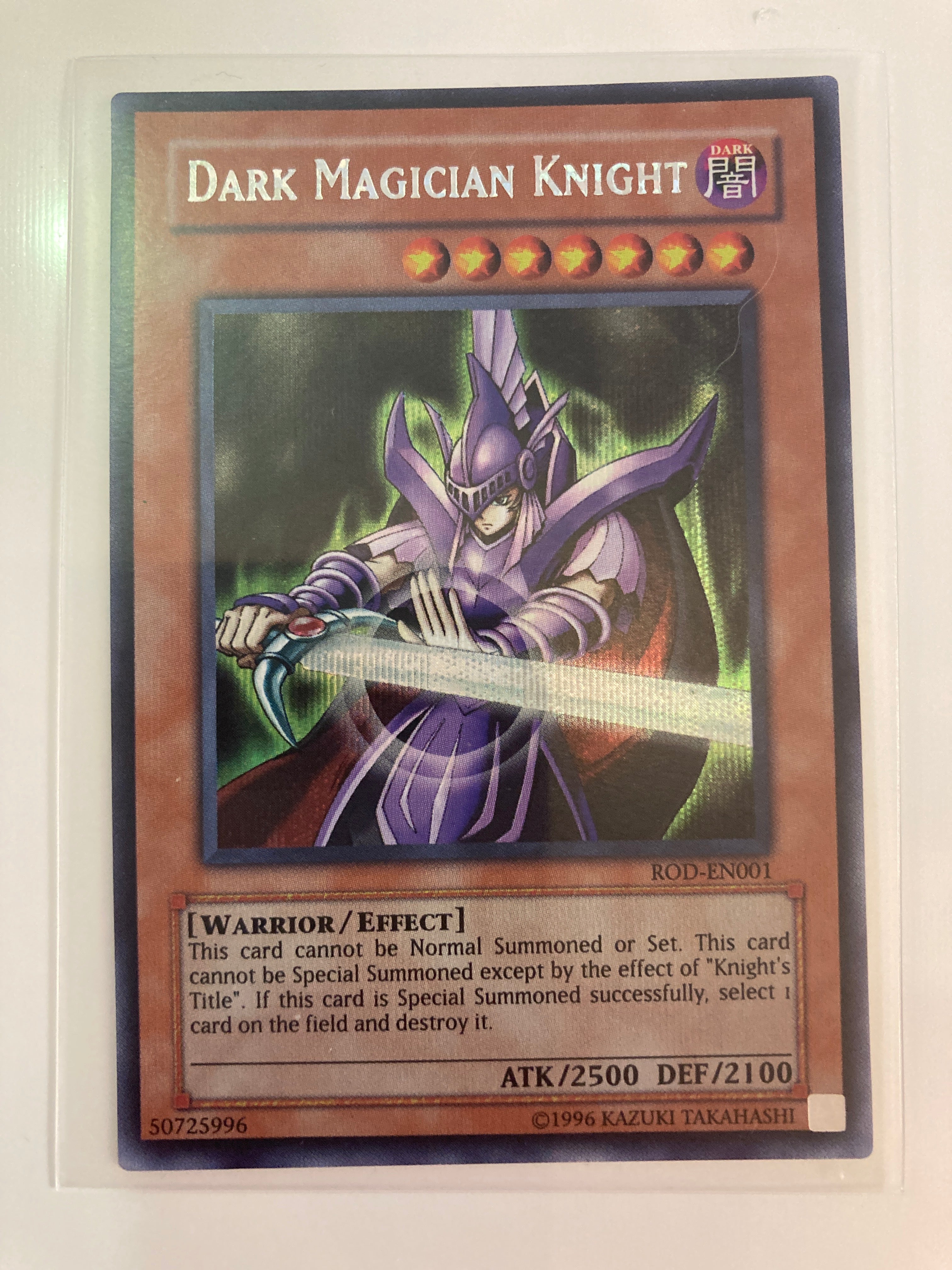 Yugioh TCG Dark Magician Knight ROD-EN001 UR Mint – True Believers Gaming  and Collectibles
