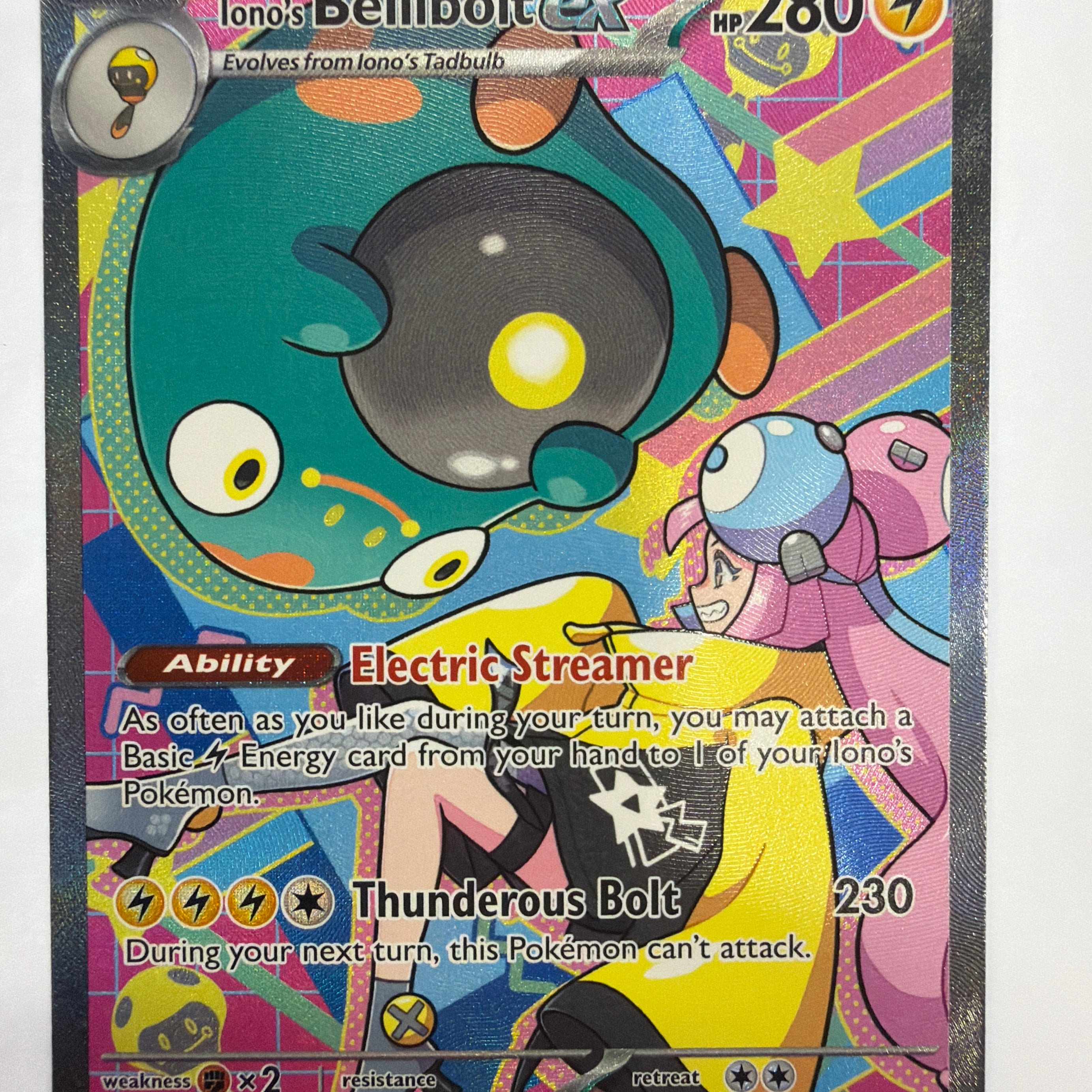 Pokémon TCG - Ascended Heroes Iono's Bellibolt ex 279/217 NM