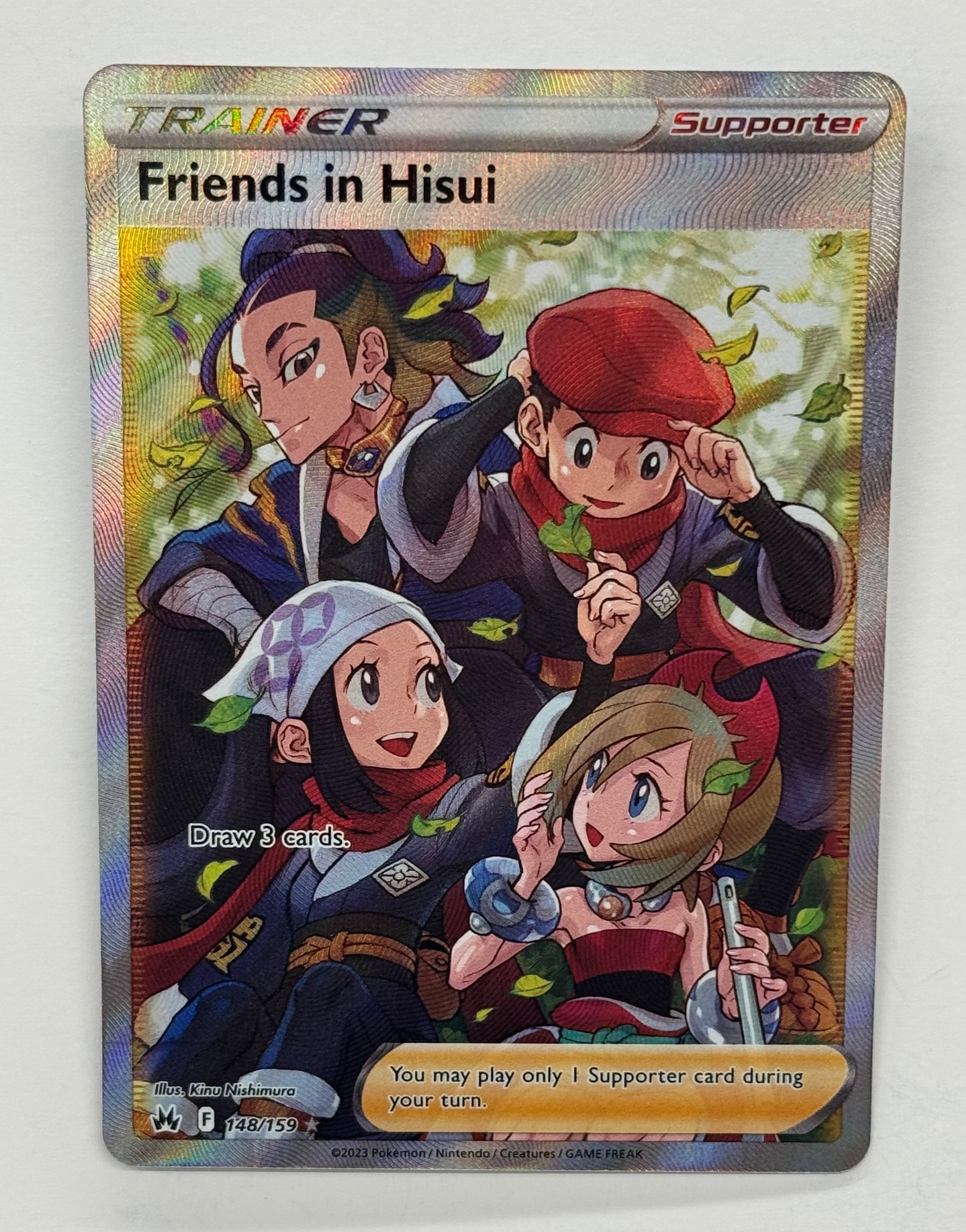 Pokémon TCG - Crown Zenith Friends in Hisui 148/159 NM