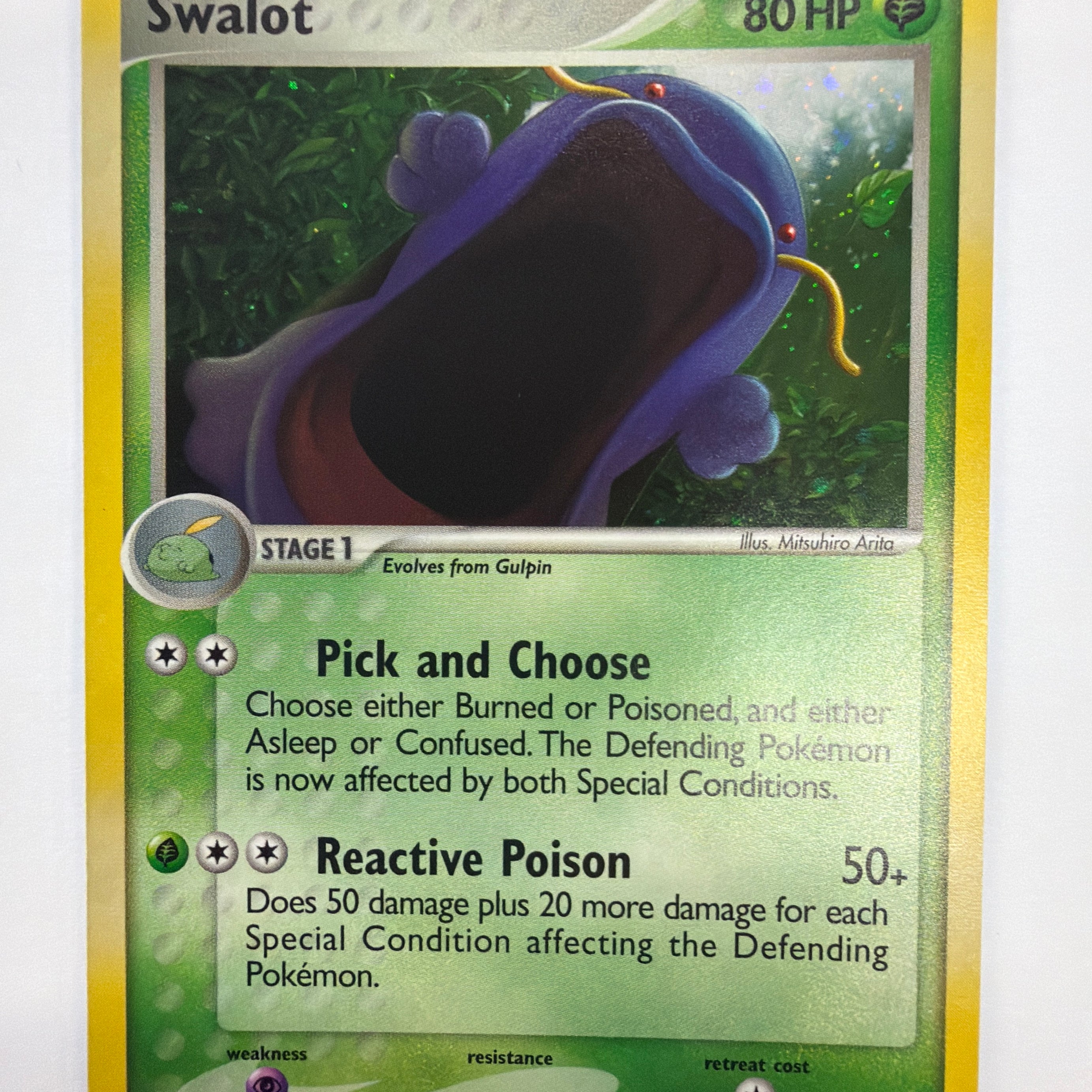 Pokémon TCG - EX Crystal Guardians Swalot 11/100 Holo NM