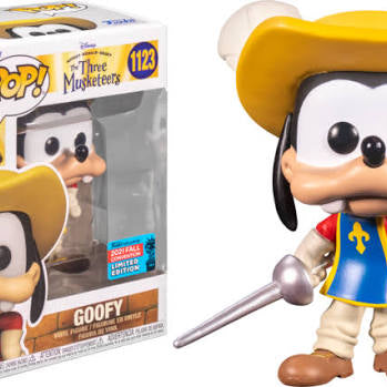 Funko Pop! Disney The Three Musketeers Goofy NYCC 2021 Exclusive Shared Sticker #1123