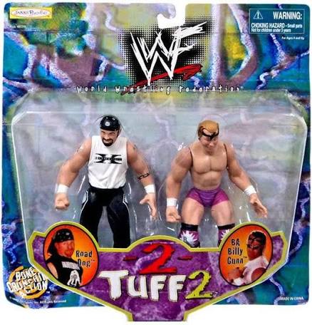 WWE Jakks Pacific 2 Tuff Series 2 Road Dog & B.A. Billy Gunn Figure 2-Pack