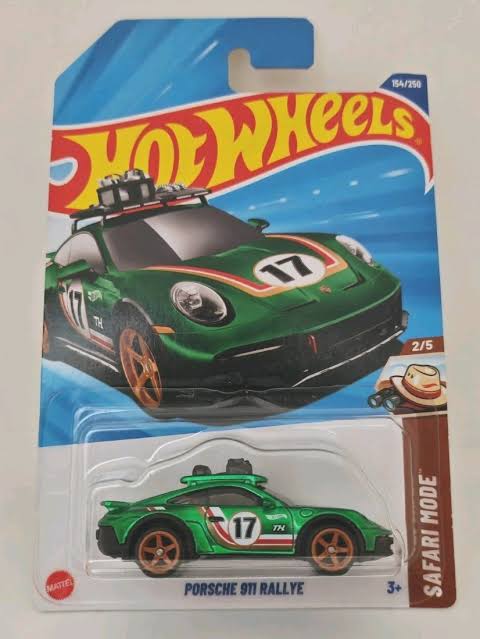 Hot Wheels G Case 2025 Porsche 911 Rallye Super Treasure Hunt #154/250