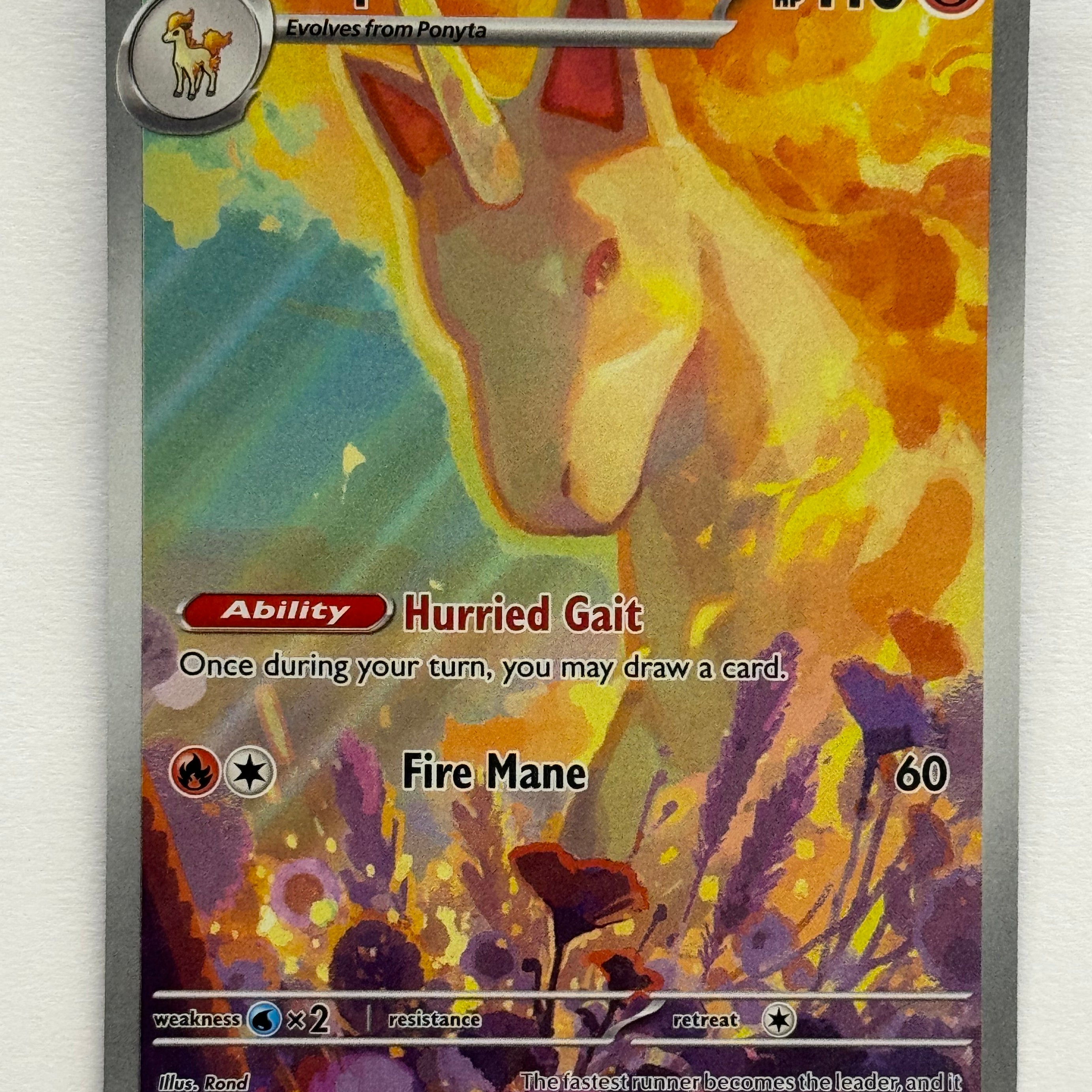 Pokémon TCG - Destined Rivals Rapidash 189/182 NM