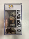 SIGNED! Funko Pop Black Clover Black Asta GITD Entertainment Earth Exclusive Limited Edition Signed Dallas Reid #1556