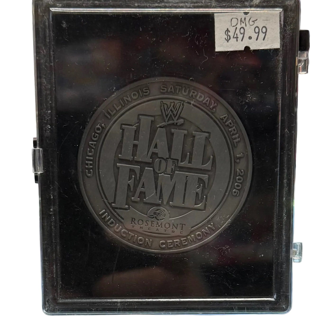 WWE Hall Of Fame Induction Ceremony 2006 Rosemont Theatre Attendance Exclusive Coin
