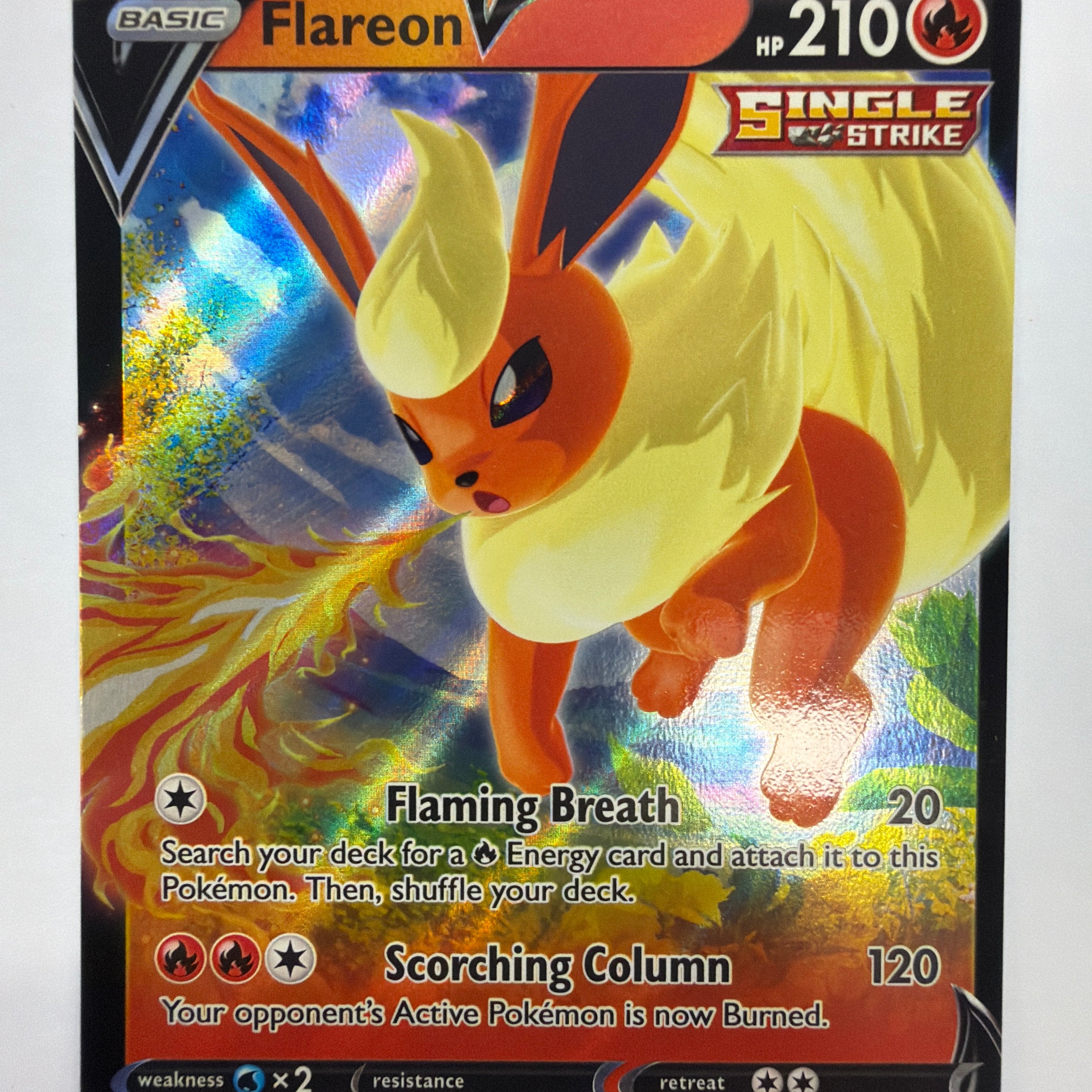 Pokémon TCG - Sword & Shield Promo Flareon V SWSH149 NM