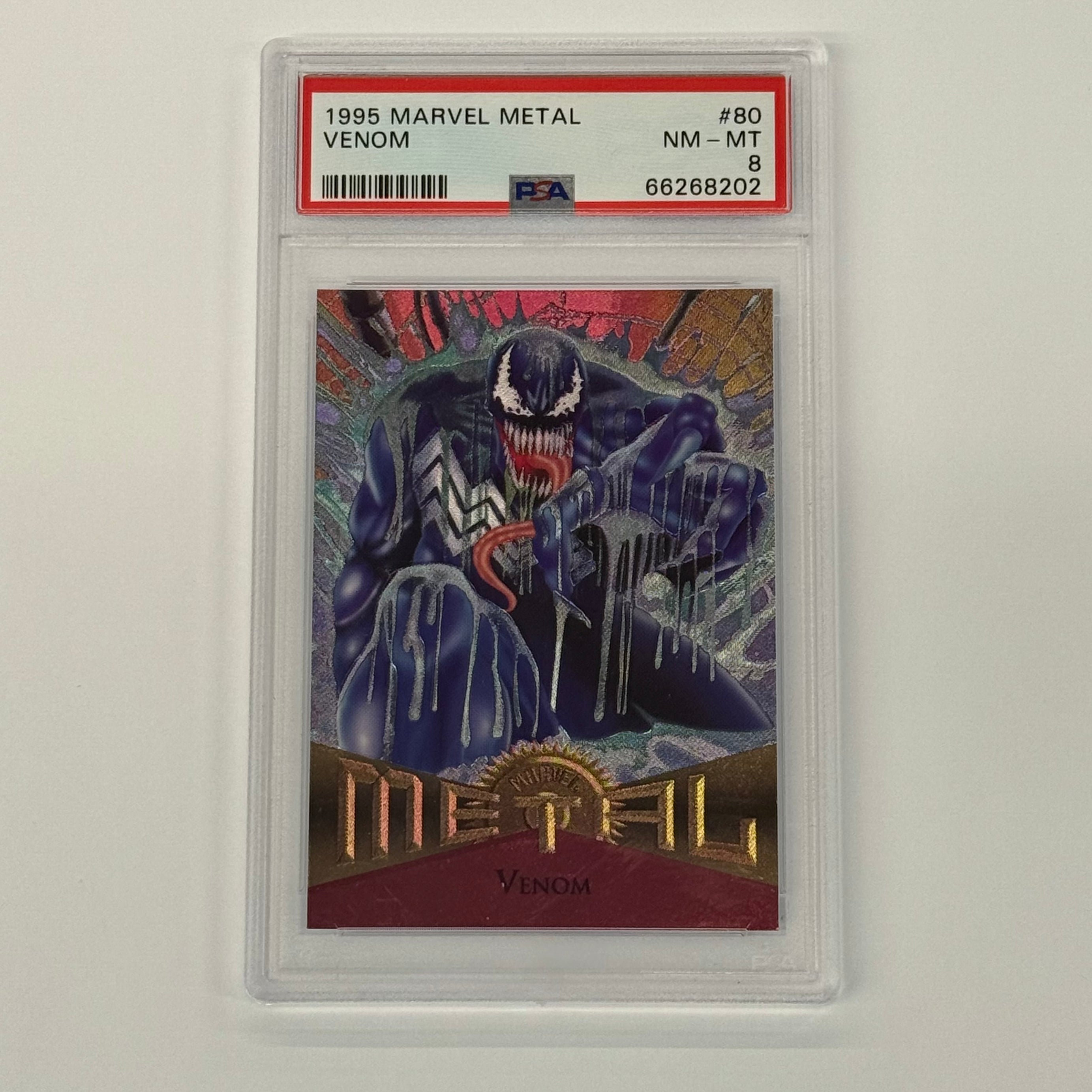 1995 Marvel Metal PSA NM-MT 8 Venom #80