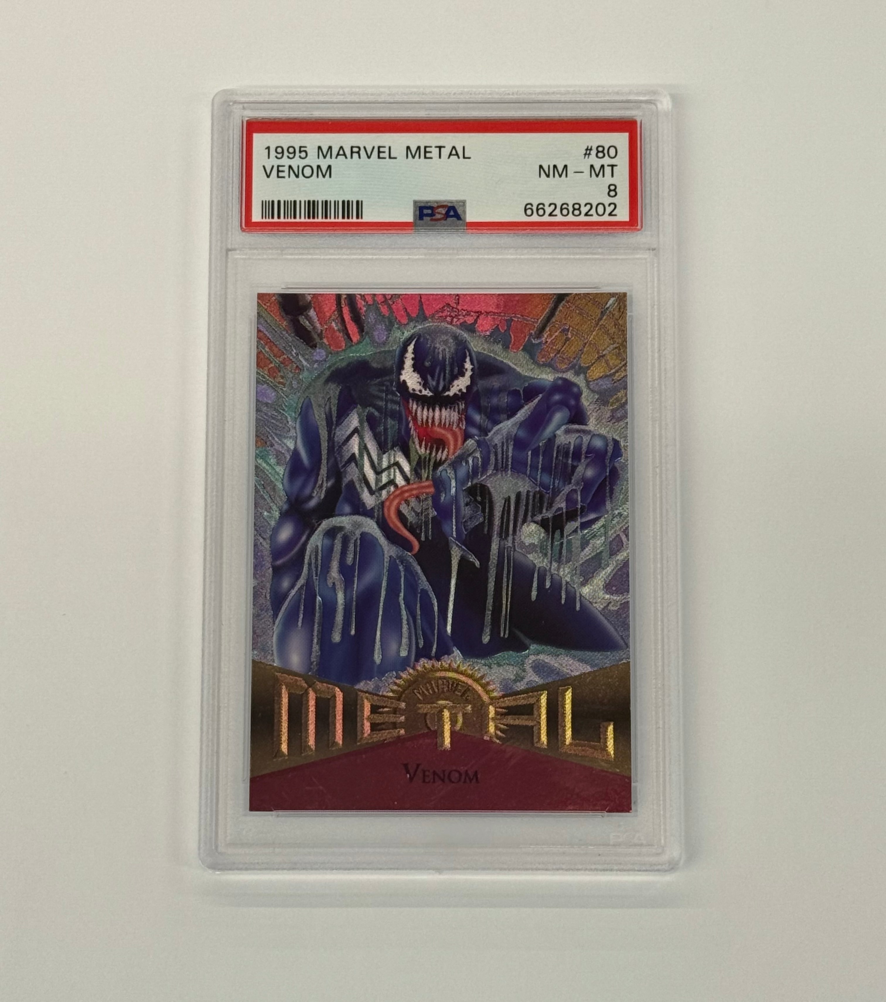 1995 Marvel Metal PSA NM-MT 8 Venom #80