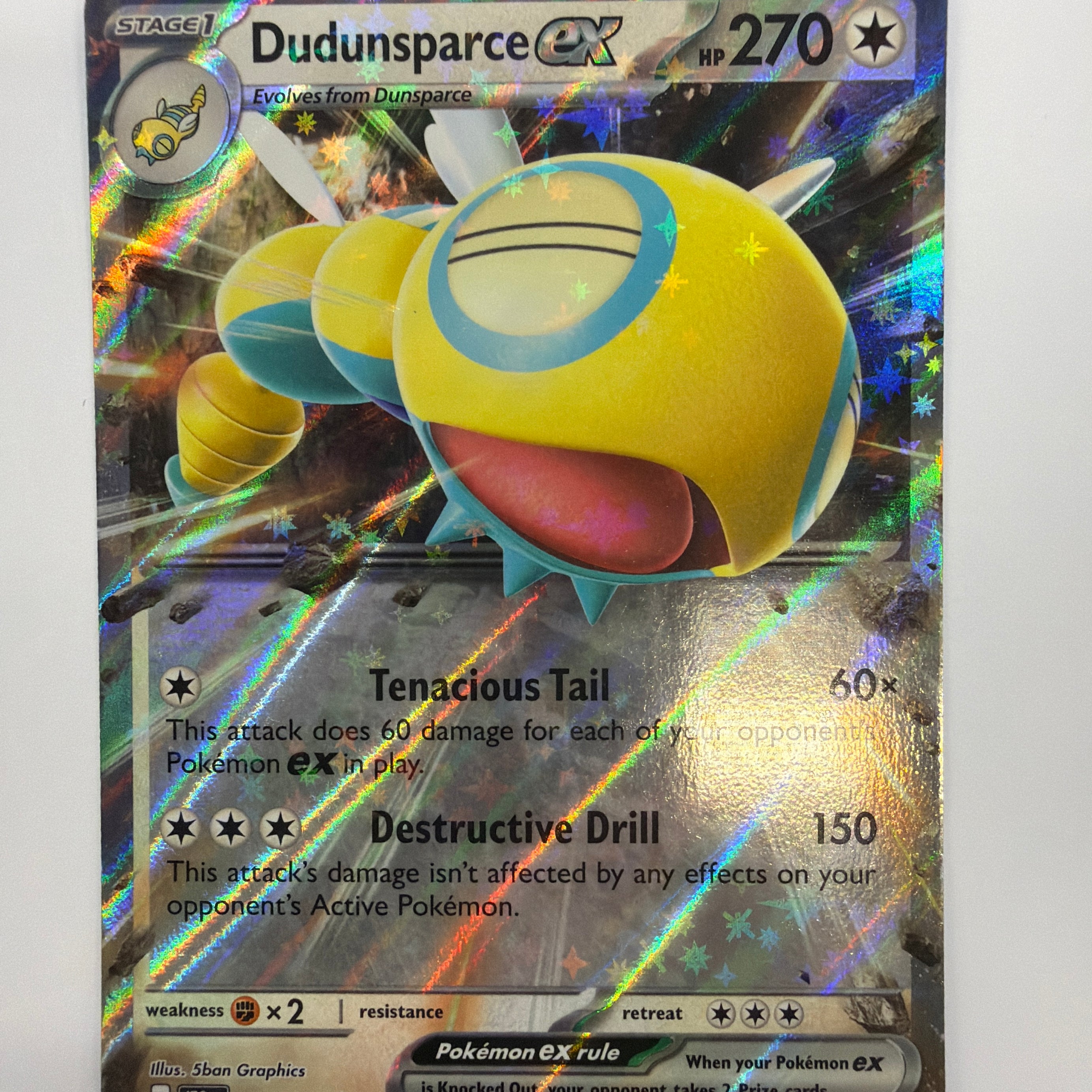 Pokémon TCG - Journey Together Dudunsparce ex 121/159 NM