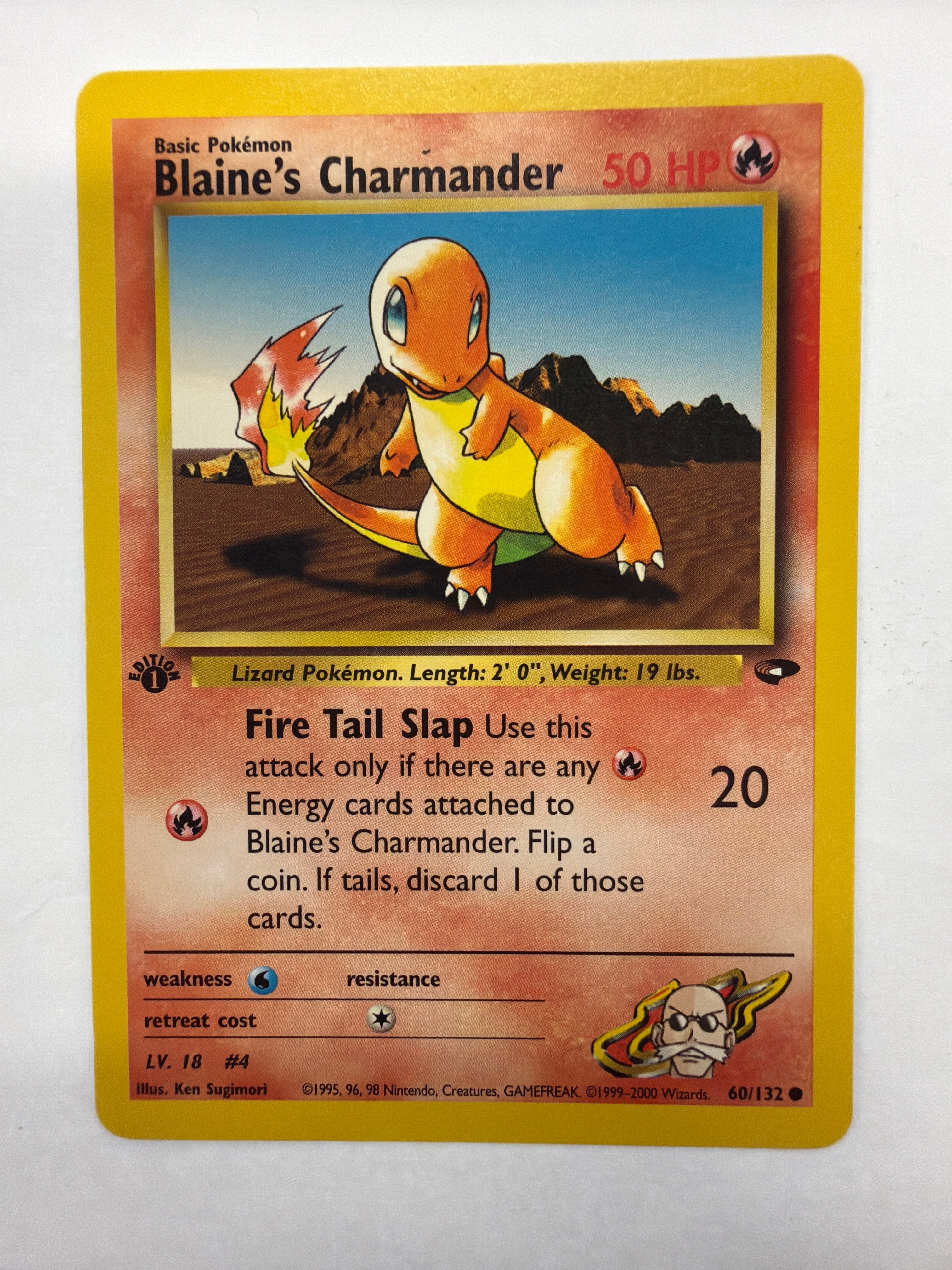 Pokémon TCG - Gym Challenge 1st Edition Blaine's Charmander 60/132 Non-Holo NM