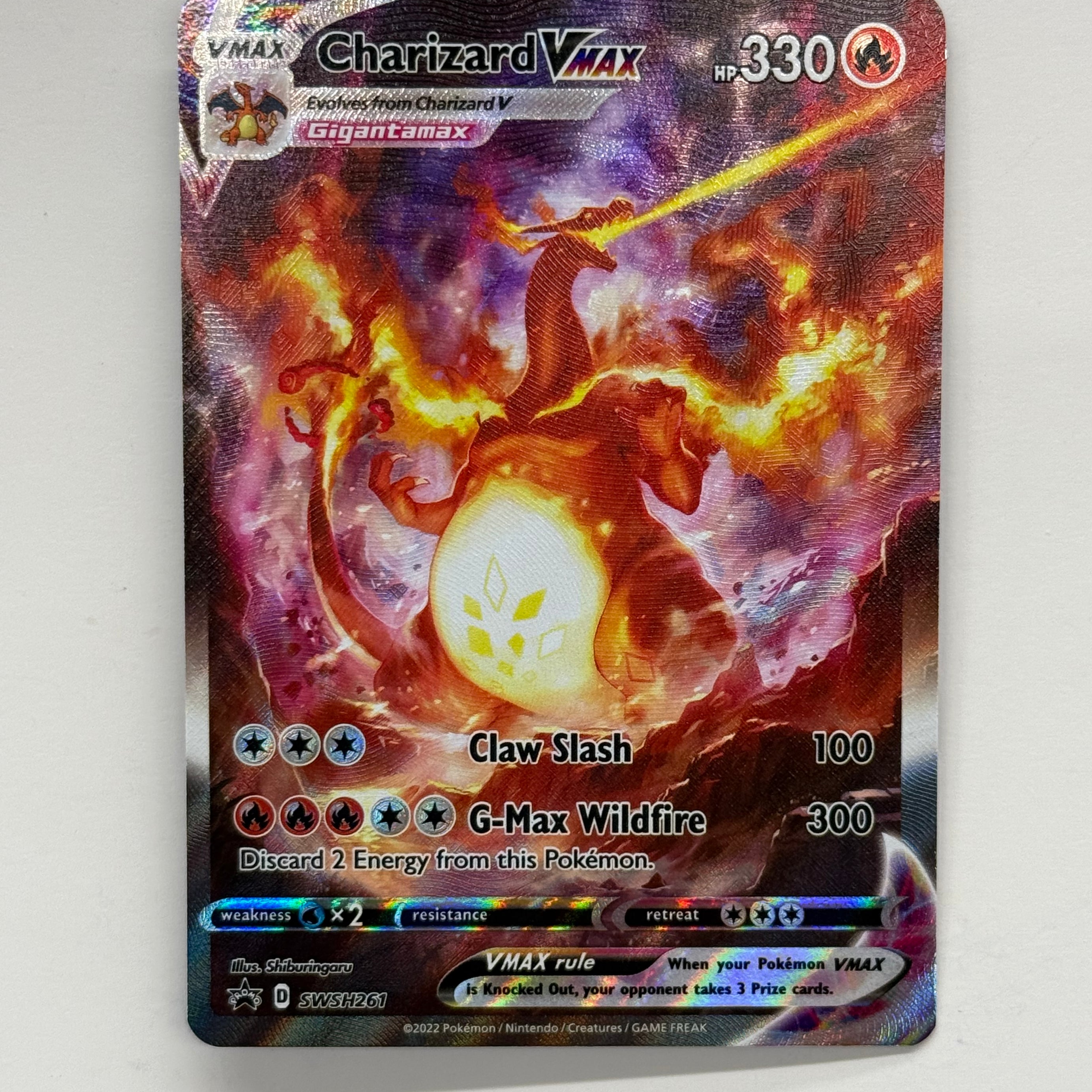Pokémon TCG - Sword & Shield Promo Cards Charizard VMAX SWSH261 NM