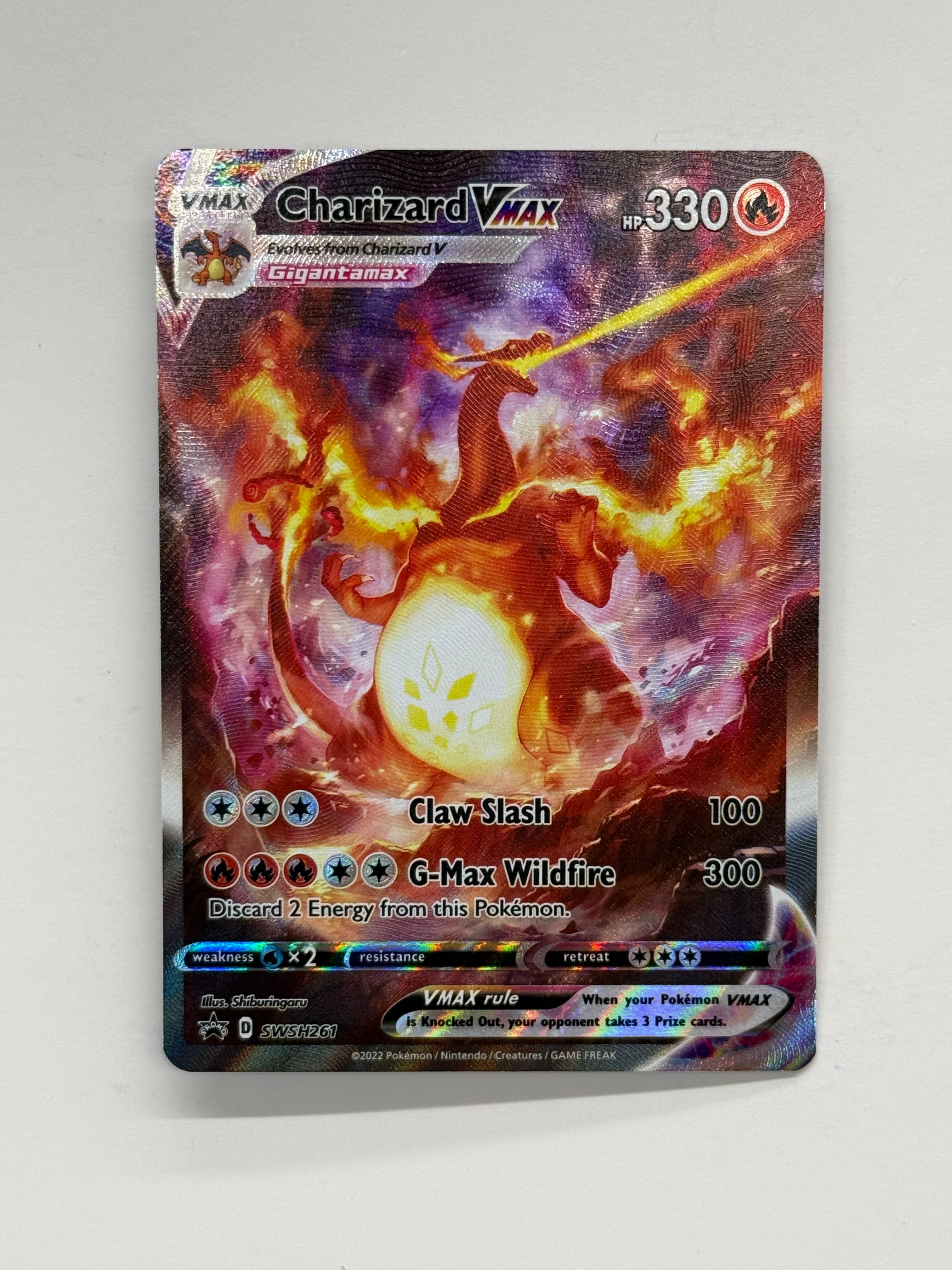 Pokémon TCG - Sword & Shield Promo Cards Charizard VMAX SWSH261 NM