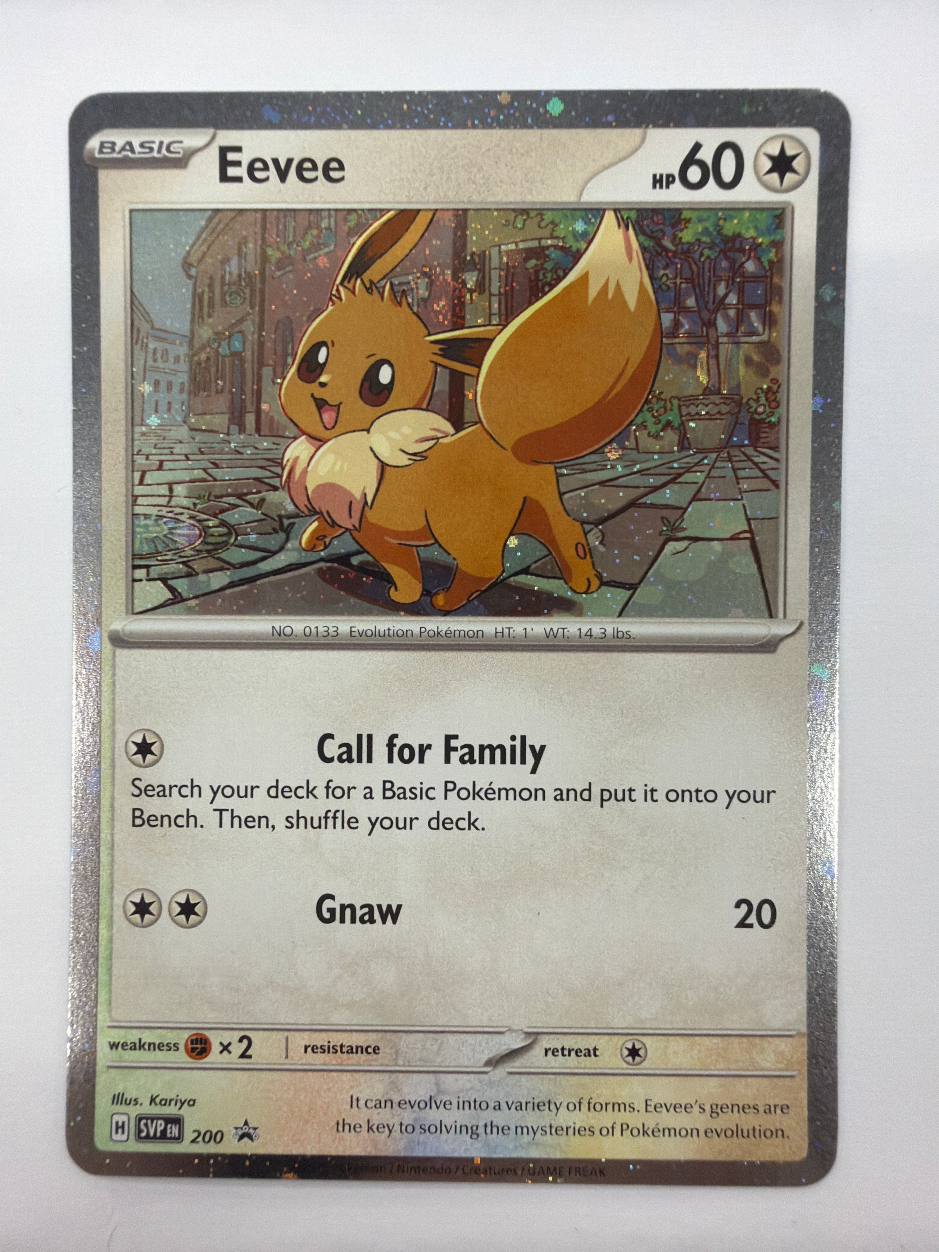Pokémon TCG - Scarlet & Violet Promo Eevee 200 Cosmos Holo NM