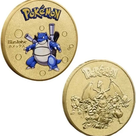 Pokèmon Blastoise Gold Metal Coin