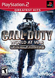 PlayStation 2 Greatest Hits Call Of Duty World At War Final Fronts