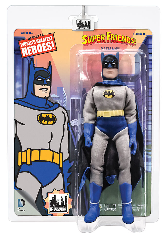 Figures Toy Company Worlds Greatest Heroes Super Friends Batman 8 In Clothed Action Figure