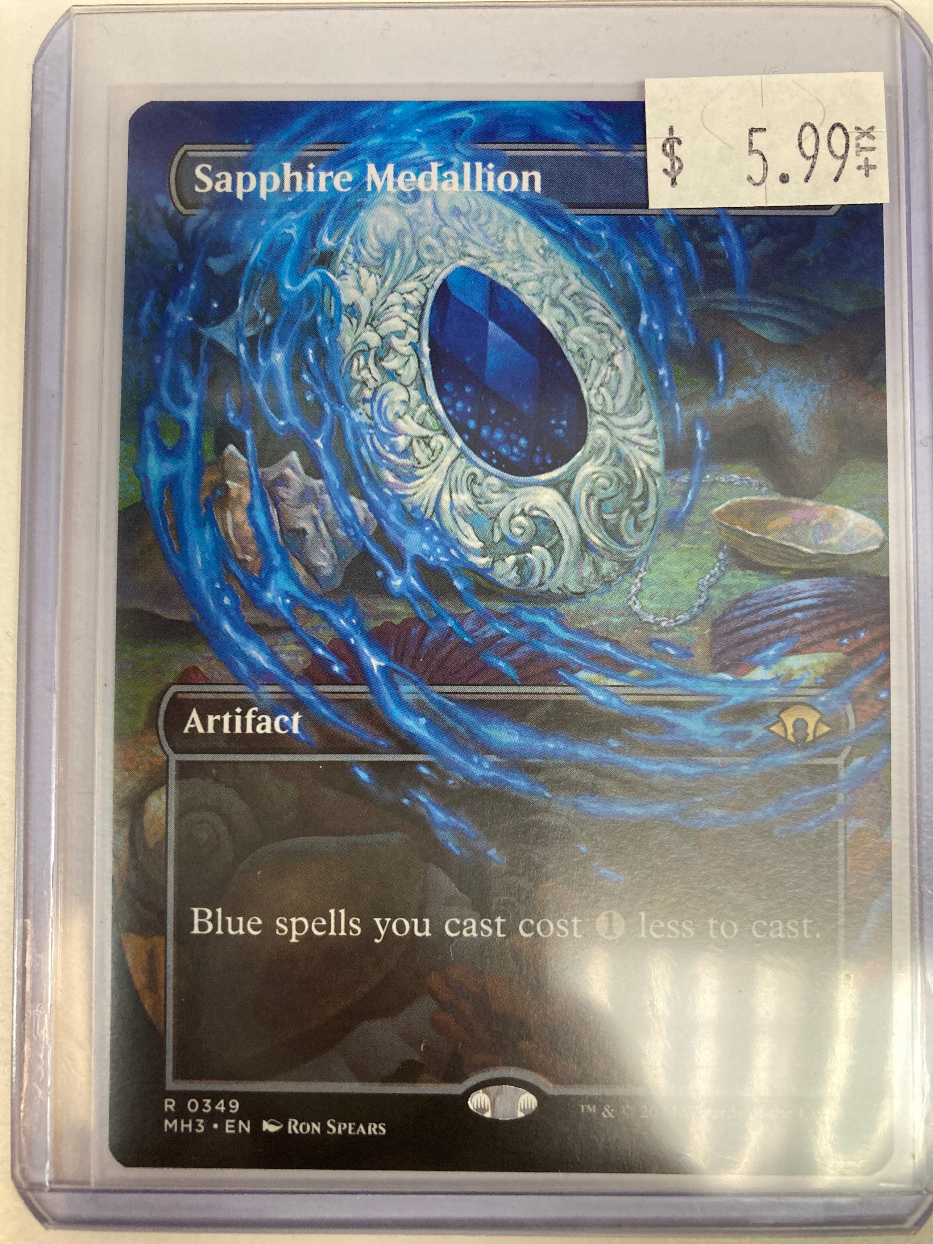 MTG TCG Sapphire Medallion R0349 MH3 Borderless Mint – True Believers  Gaming and Collectibles