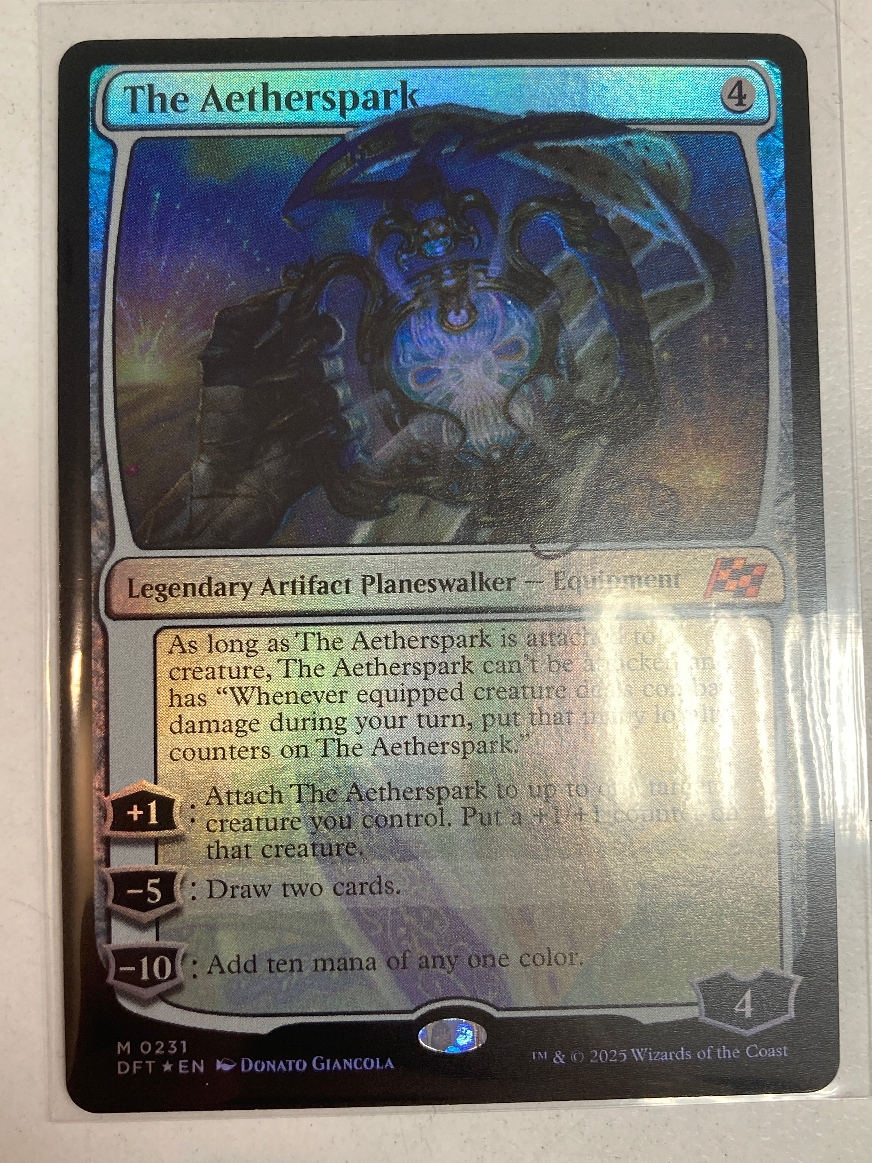 MTG TCG The Aetherspark M 0231 DFT Holo NM – True Believers Gaming and  Collectibles
